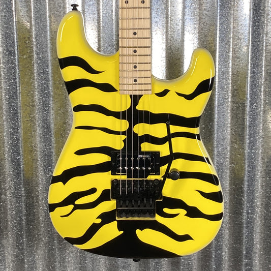 ESP LTD GL-200MT George Lynch Yellow Tiger Stripe Graphic Guitar GL200MT #1427 Used