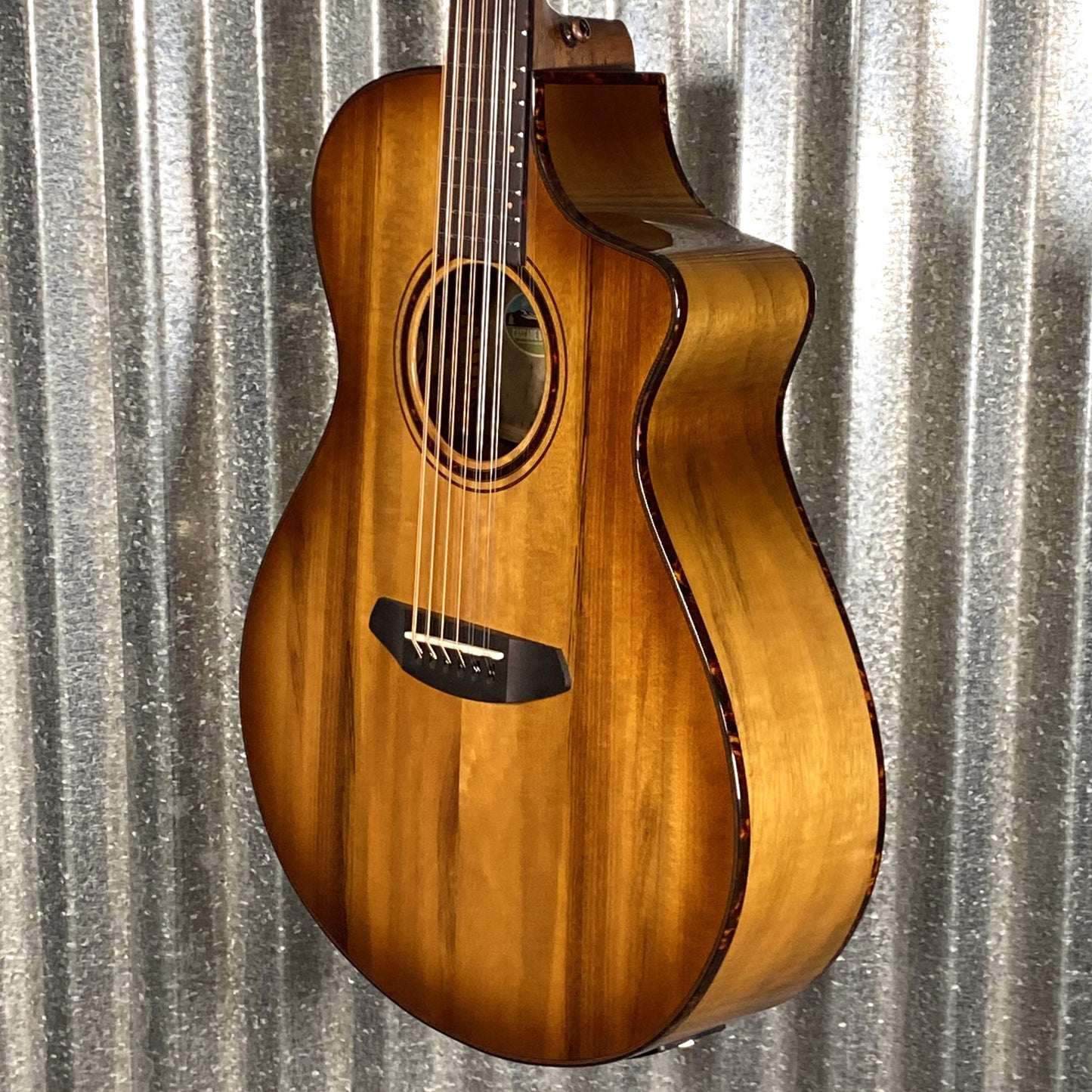 Breedlove Pursuit Exotic S Concert Amber 12 String CE Myrtlewood Acoustic Electric Guitar PSCN49XCEMYMY #5102