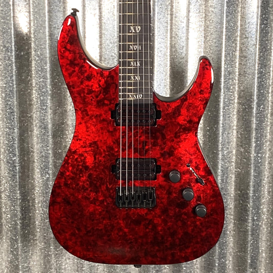 Schecter C-1 Apocalypse Red Reign Guitar #2156