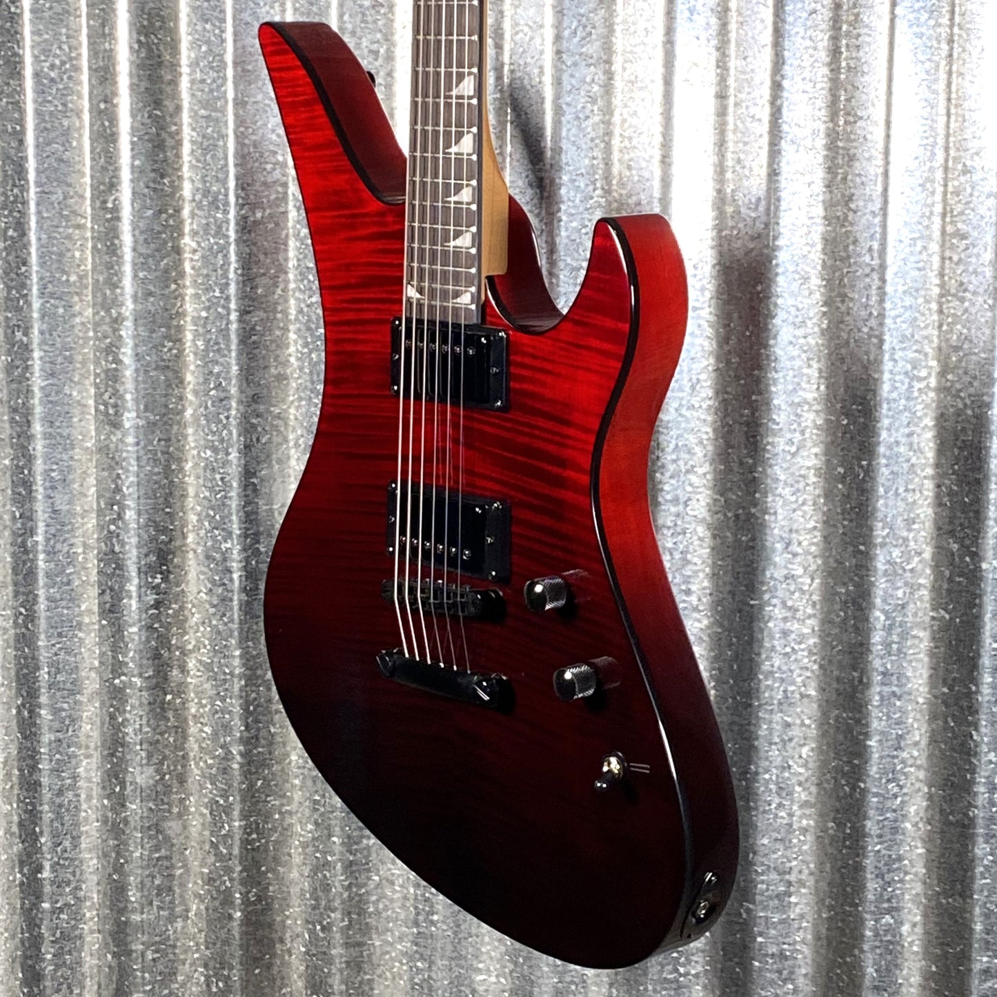 Schecter Avenger Standard Blood Burst Guitar #0658
