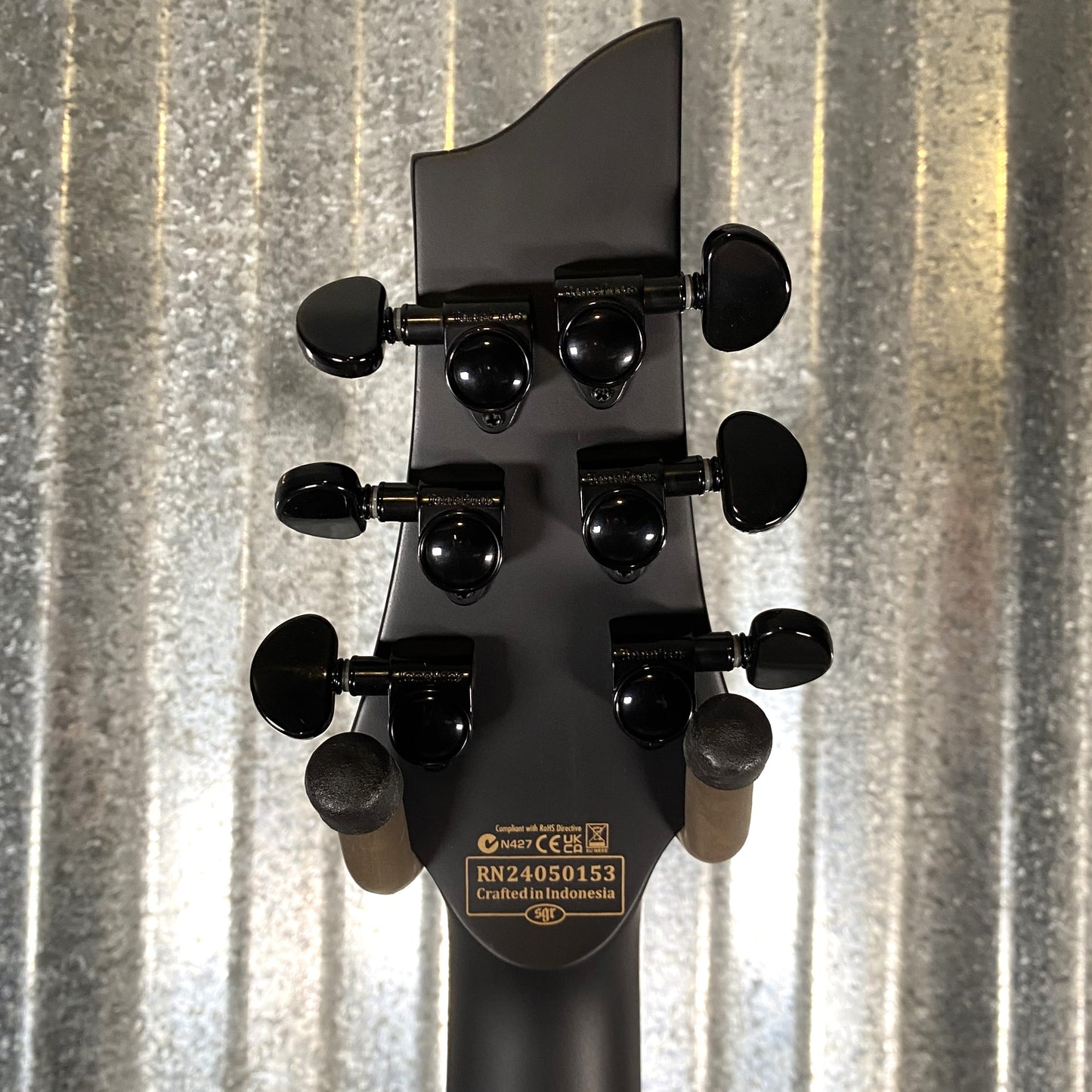 Schecter C-1 Platinum Blackout EMG Guitar #0153 Used