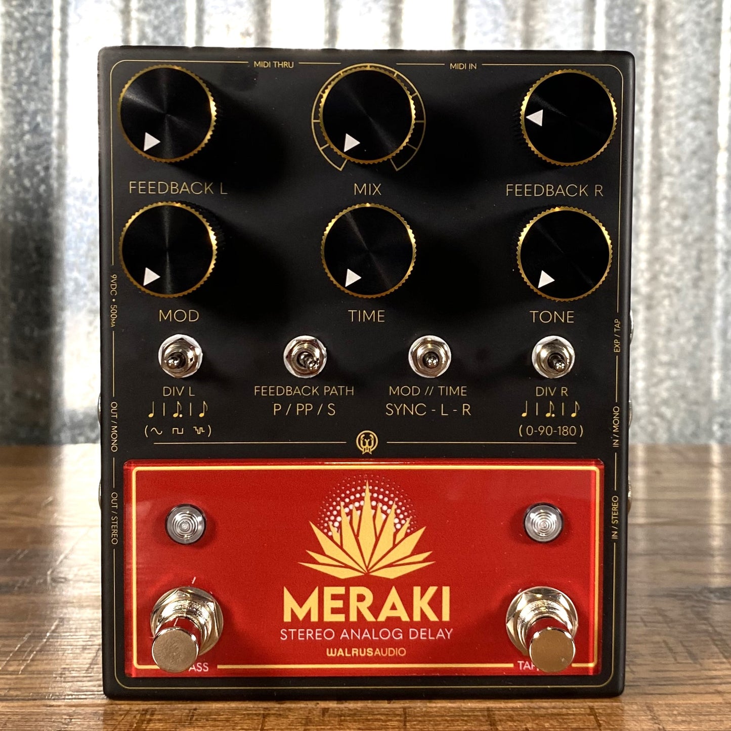 Walrus Audio Meraki Analog Stereo Delay Guitar Effect Pedal