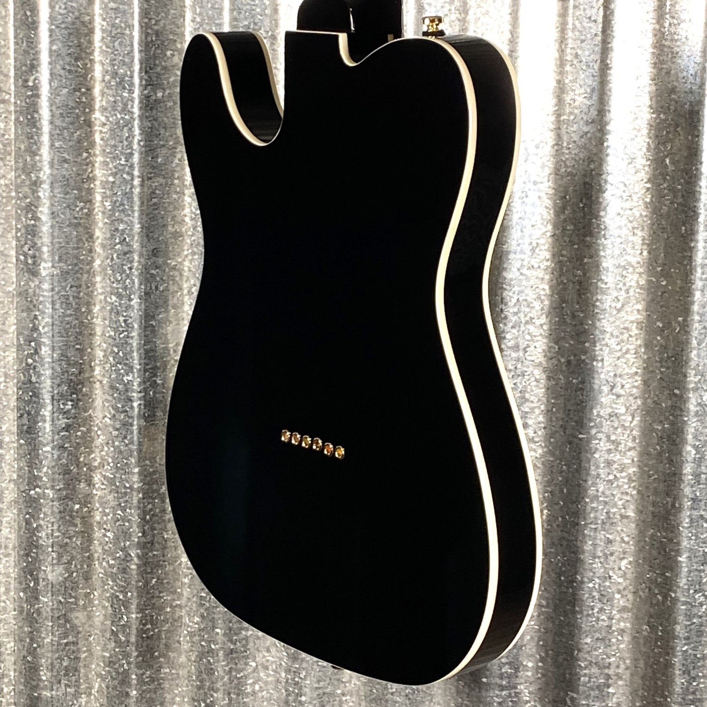 Reverend Pete Anderson Eastsider T Limited Run Gloss Black Guitar & Two Tone Bag #37