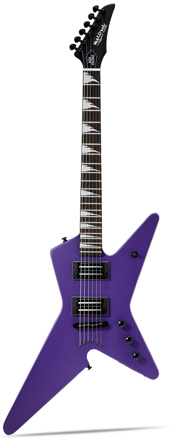 Westcreek Guitars High Voltage Purple Electric Guitar ASIN B0D58ZPCRB