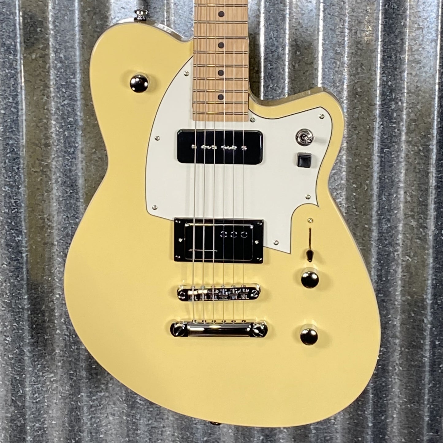Reverend Chris Freeman Powder Yellow Guitar #61316
