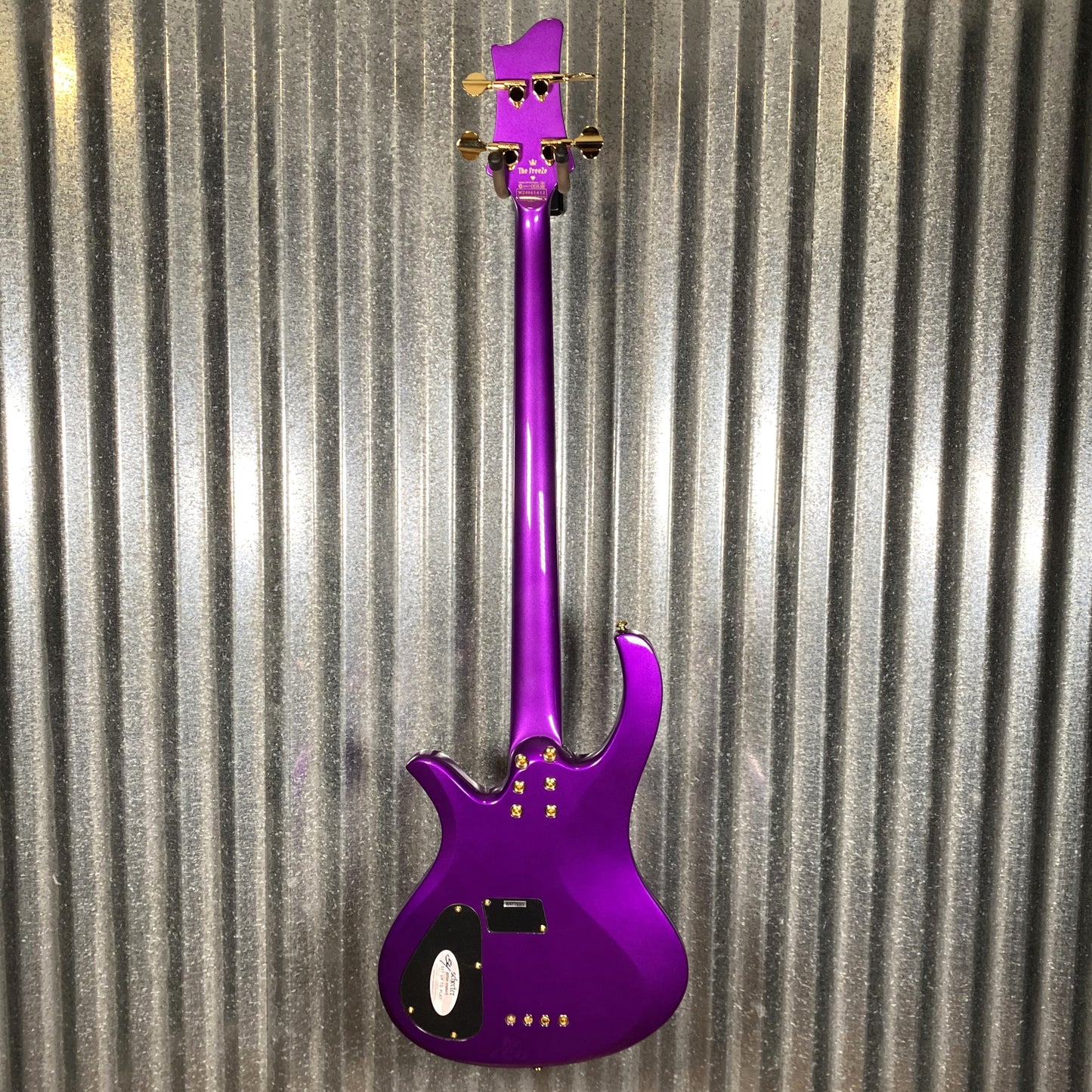 Schecter FreeZesicle-4 Ricky "Freeze" Smith Morris Day and the Time 4 String Bass Freeze Purple #1412