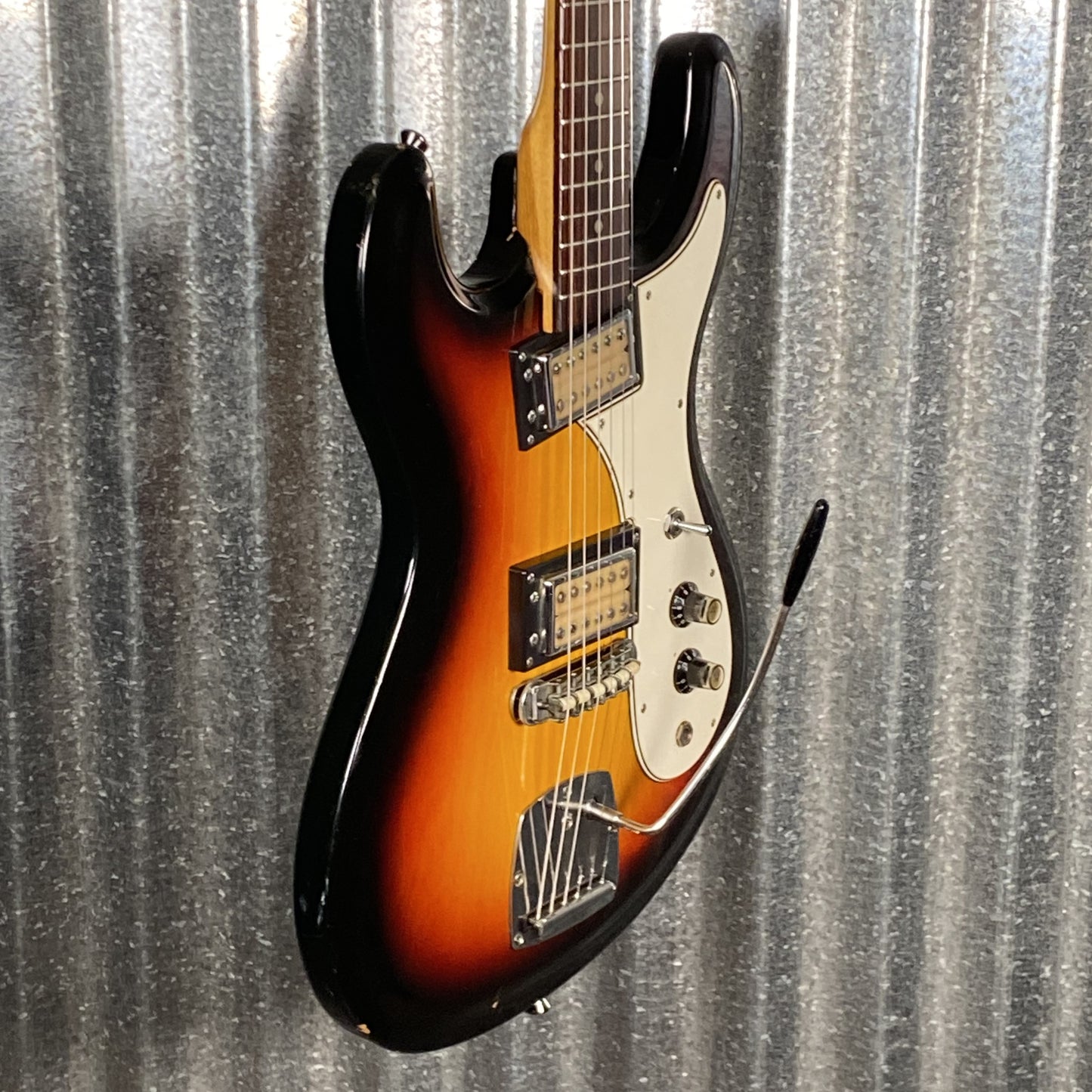 Univox Hi Flier Phase III Sunburst Guitar High Flyer 1970's Japan #0360 Used
