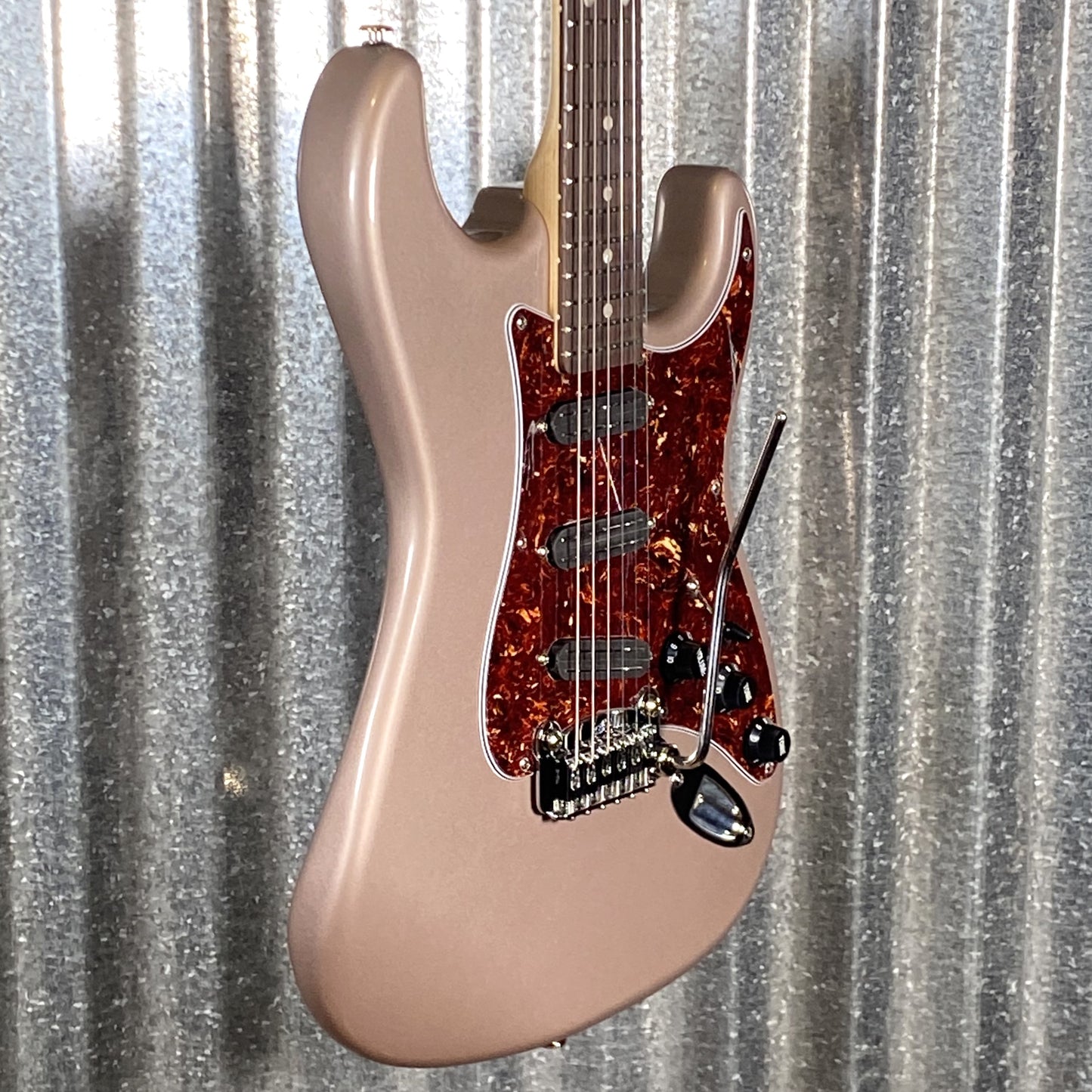 G&L USA Legacy Special Shoreline Gold Guitar & Bag #0024