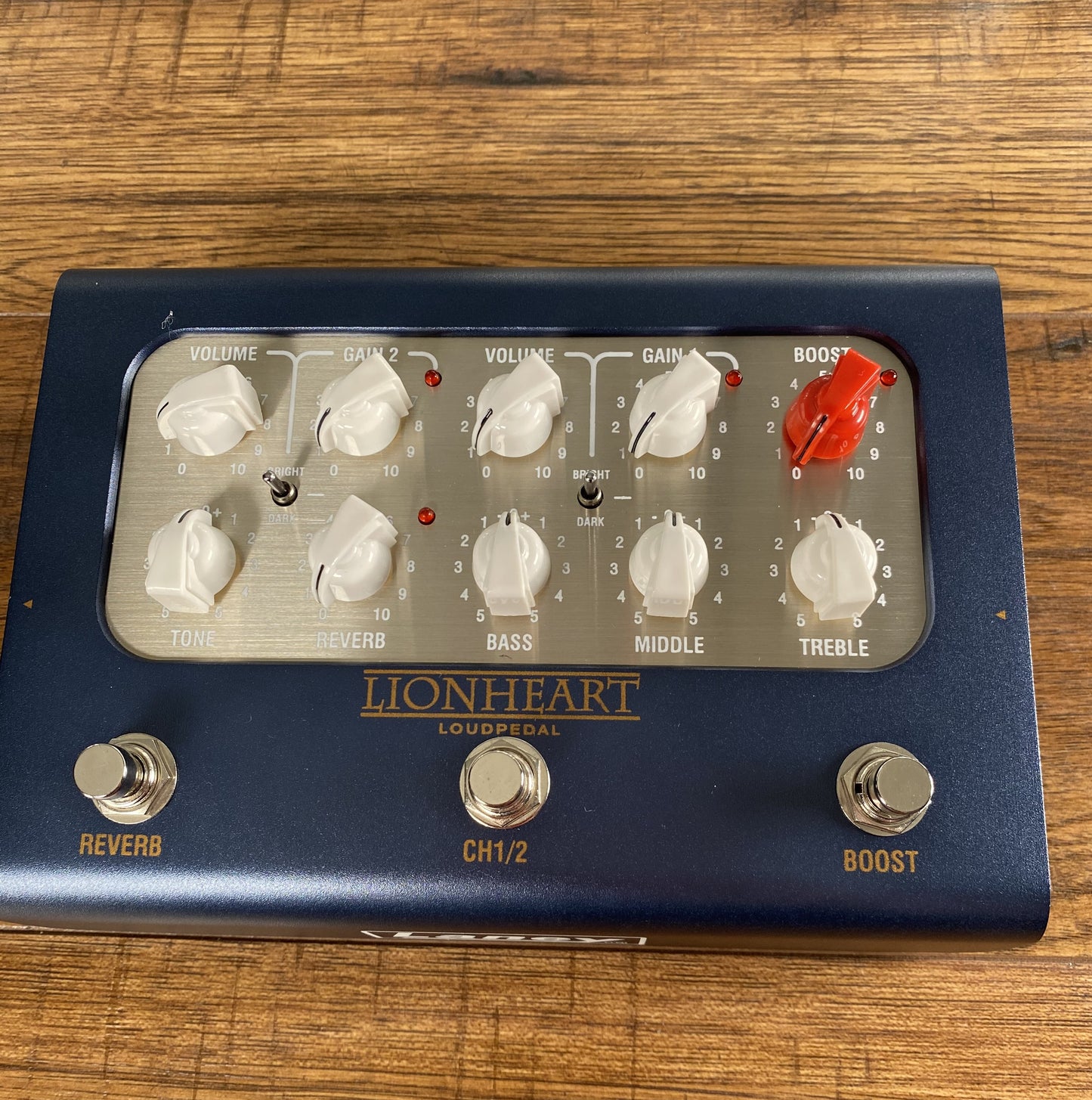 Laney BCC-LOUDPEDAL-LTQ Lionheart Tom Quayle 60 Watt 2 Channel Amplifier Guitar Effect Pedal