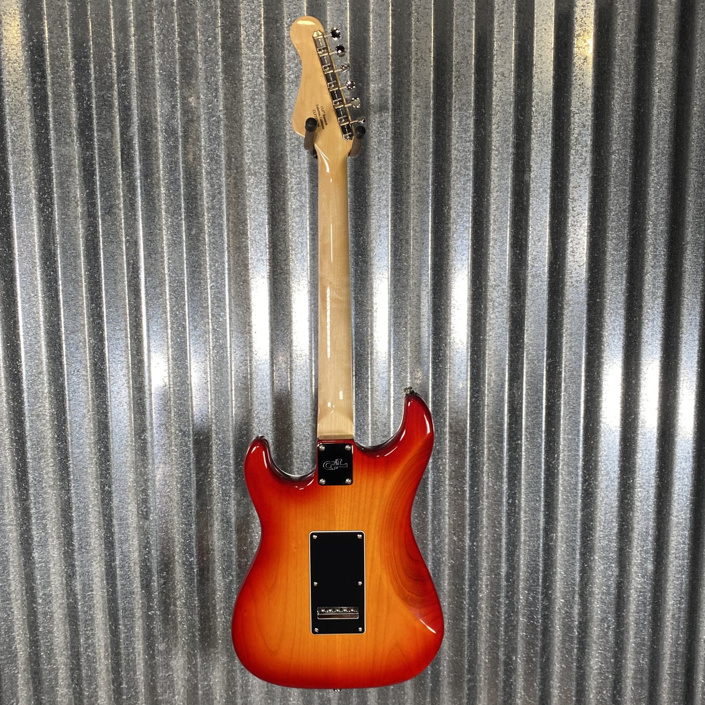 G&L USA CLF Research S-500 Cherryburst Guitar & Bag #9194 Used
