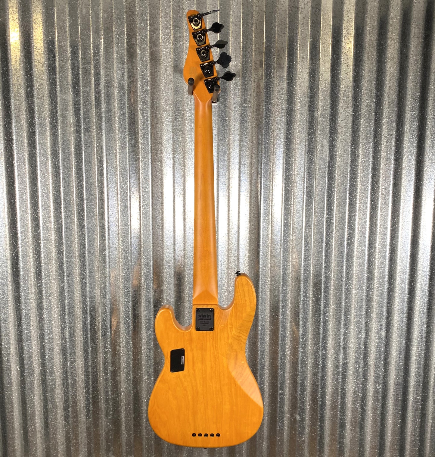 Schecter Model-T Session 5 String Bass Aged Natural Satin #1457