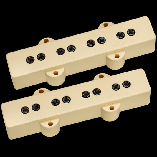 DiMarzio DP123 Model J Pair Jazz Bass Pickup Set DP123CR Cream