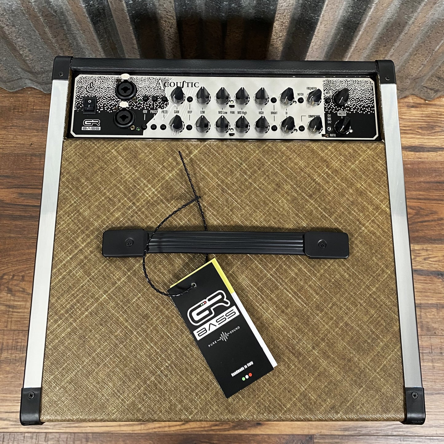 GR Bass NF CUBE ACOUSTIC 2 Channel 1x12 800 Watt Natural Fiber Bass Amplifier Combo