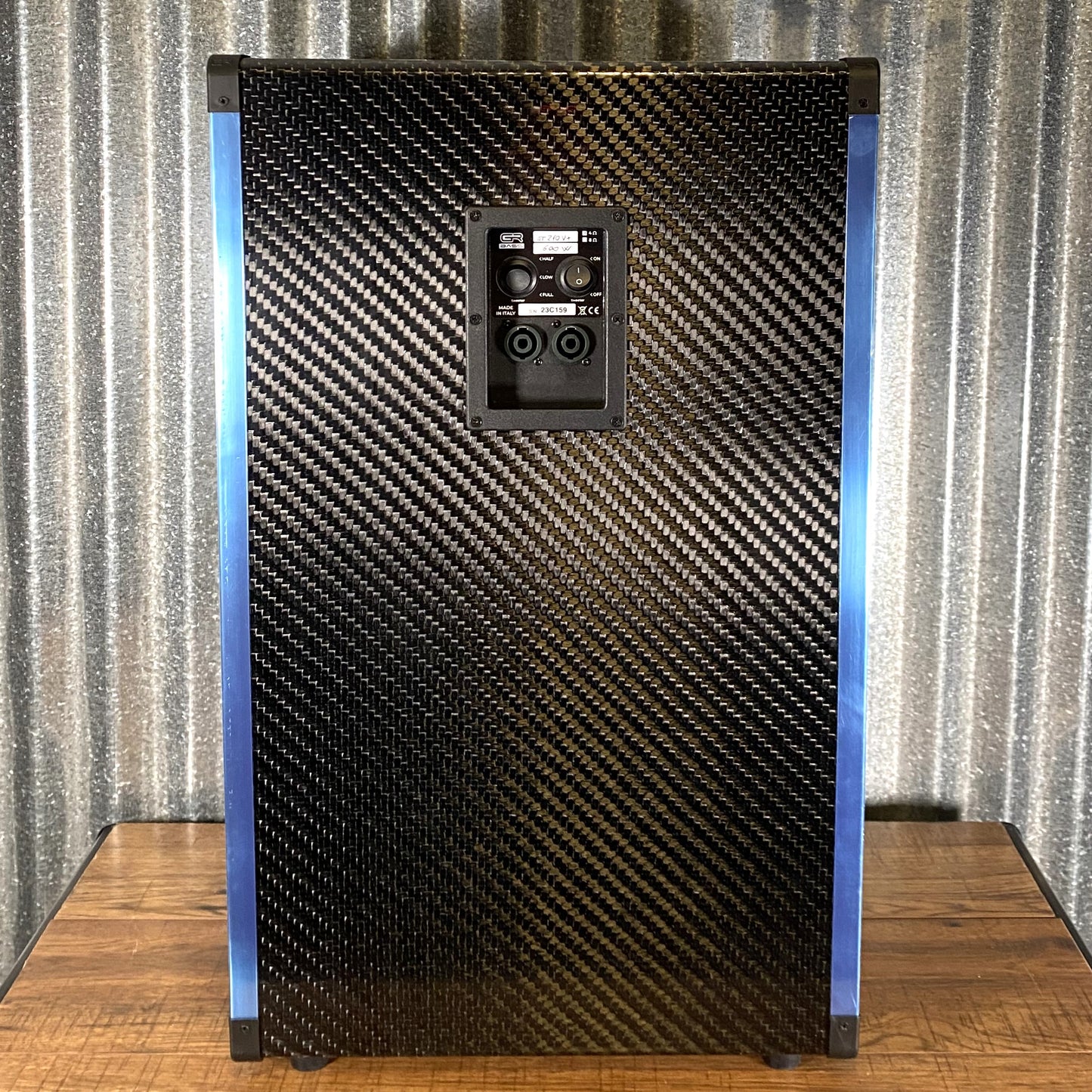 GR Bass AT 210V+ Plus Carbon Fiber 600 Watt Vertical 2x10 4 Ohm Bass Speaker Cabinet