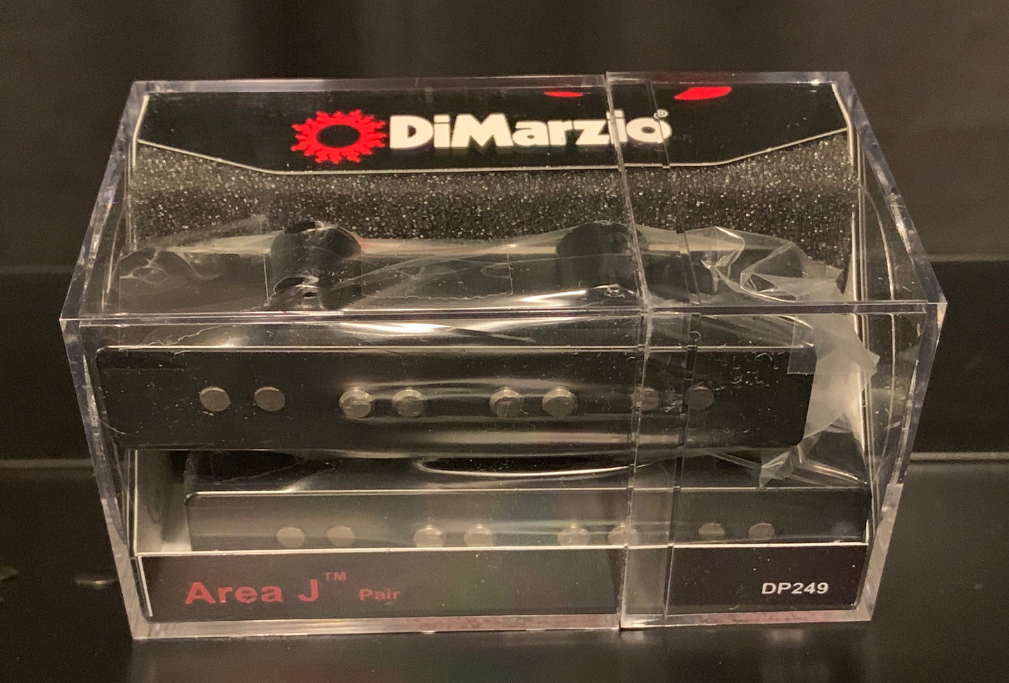 DiMarzio DP249 Area J Pair Bridge & Neck Set Bass Pickups DP249BK Black