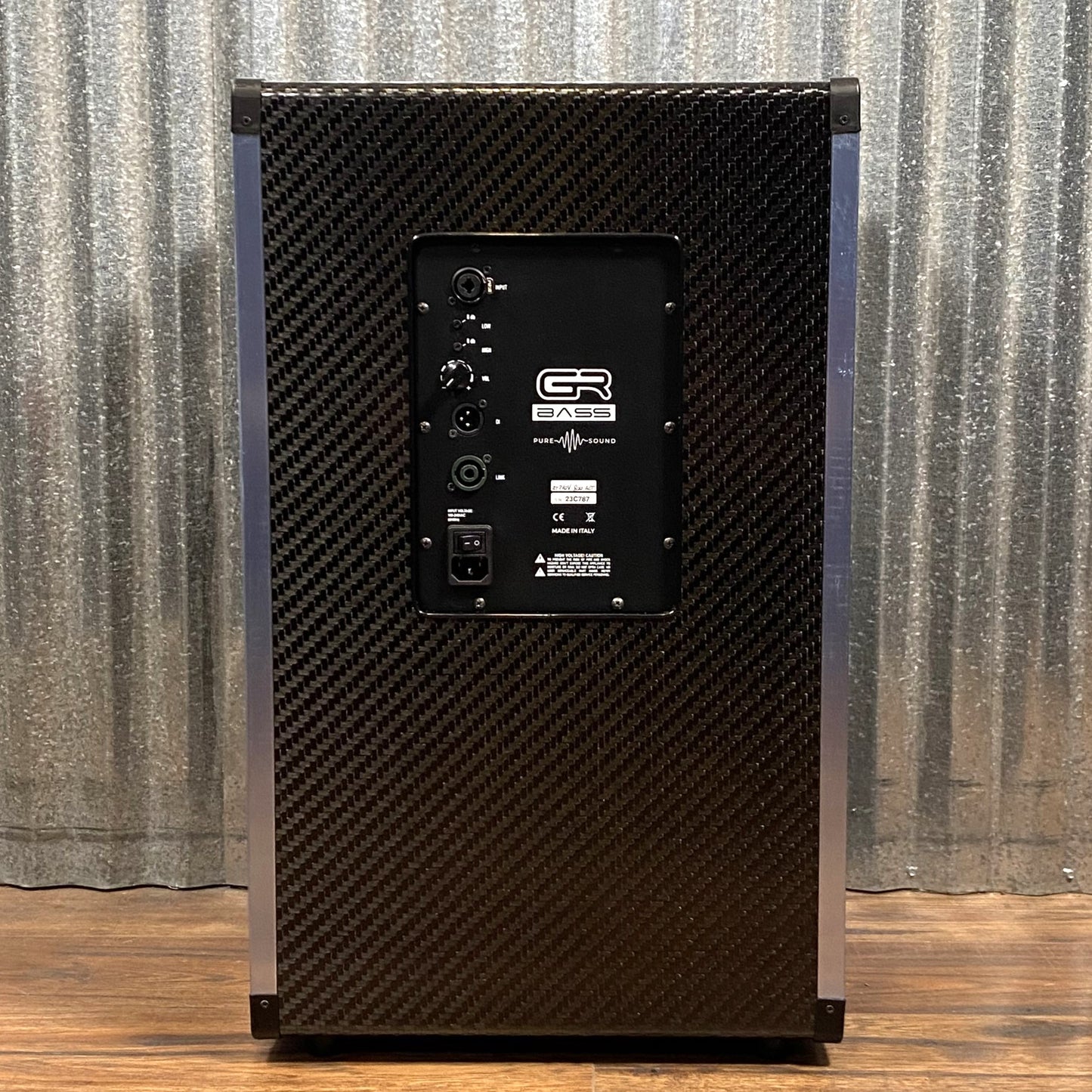 GR Bass AT 210V-800 ACT Carbon Fiber 2x10 800 Watt Active Bass Amplifier Speaker Cabinet