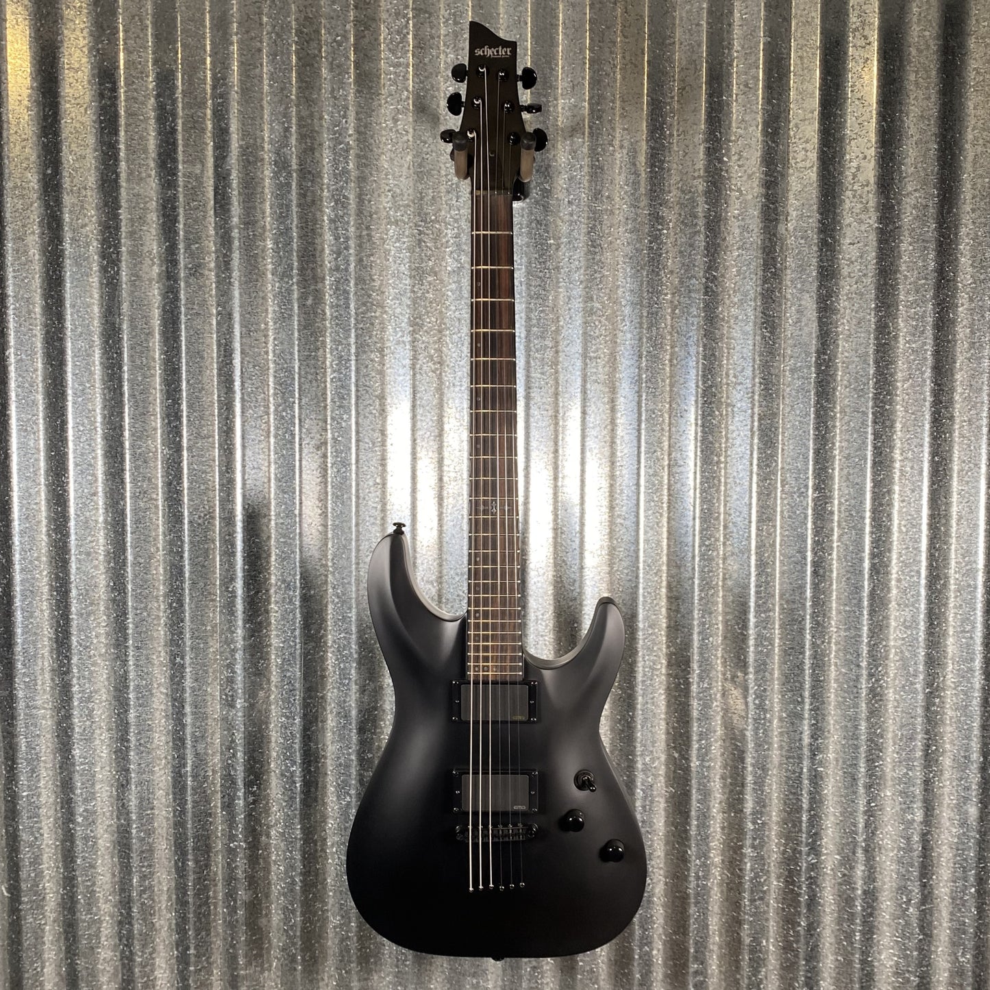 Schecter C-1 Platinum Blackout EMG Guitar #0153 Used