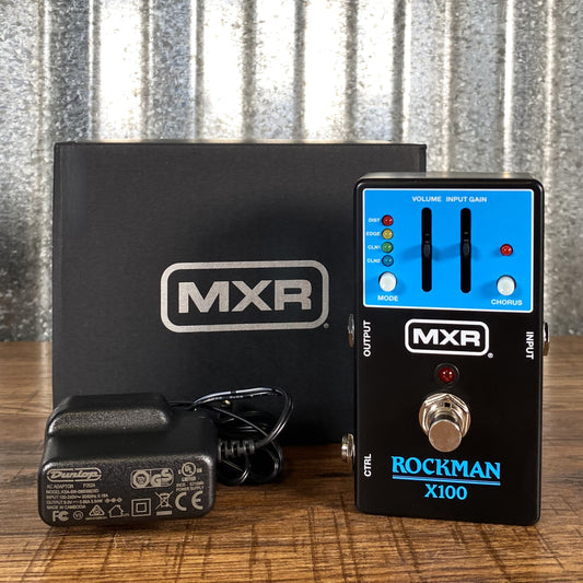 Dunlop MXR MX100 Rockman X100 Analog Tone Processor Preamp Overdrive Chorus Effect Guitar Pedal