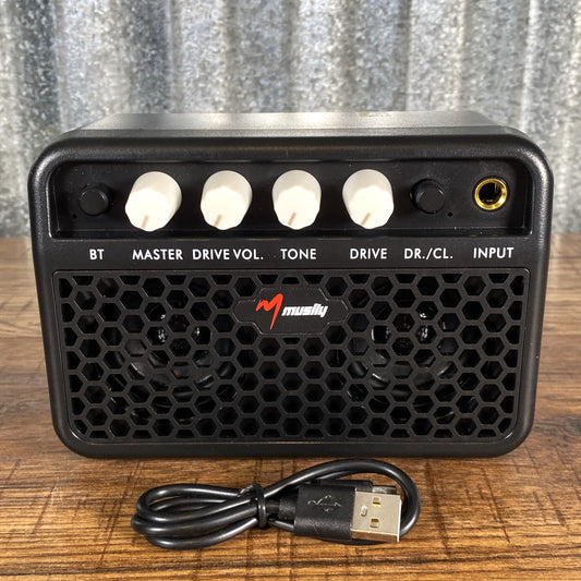 Musily MG-01 Mini 5 Watt Bluetooth Battery Powered Dual 2" Guitar Amplifier Combo