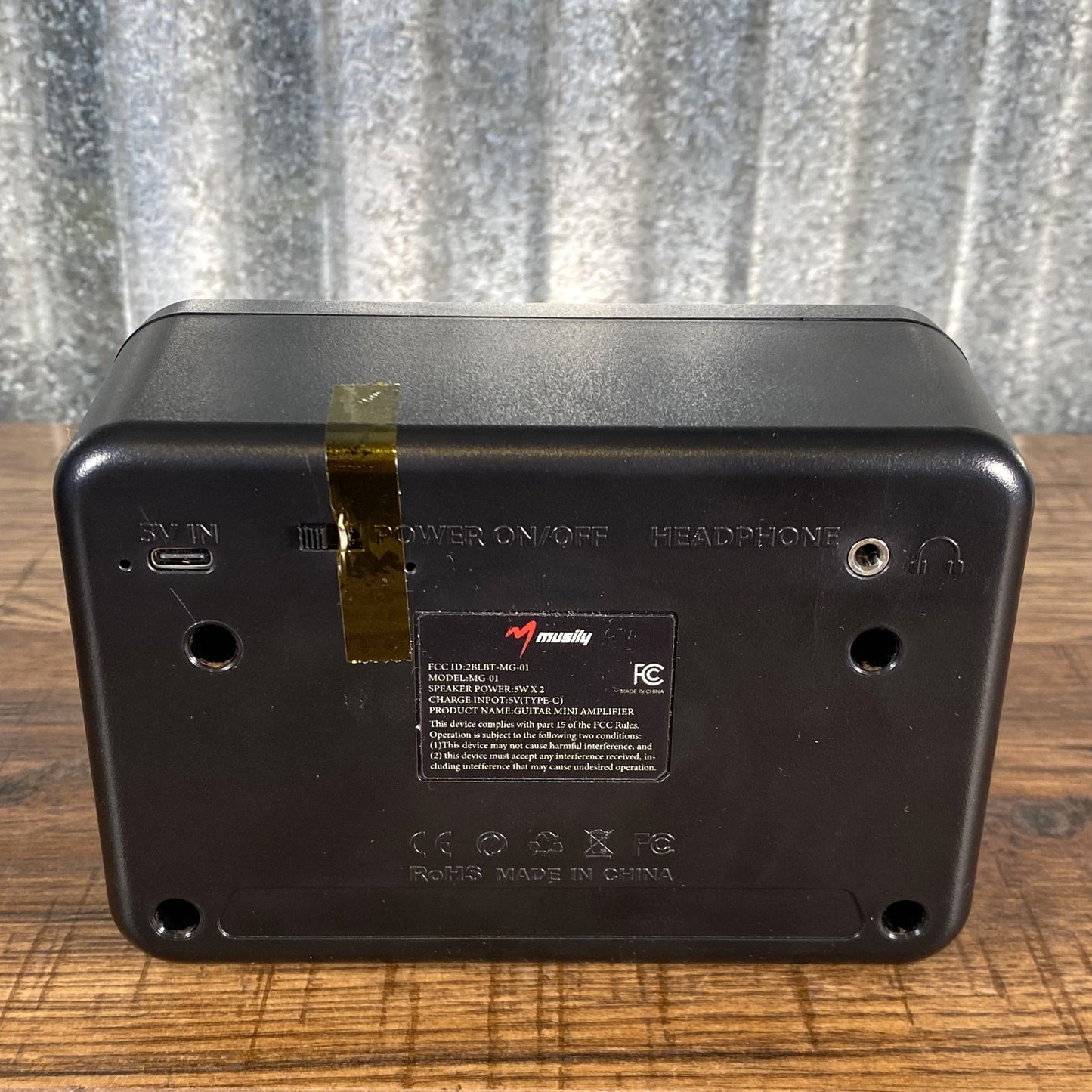 Musily MG-01 Mini 5 Watt Bluetooth Battery Powered Dual 2" Guitar Amplifier Combo