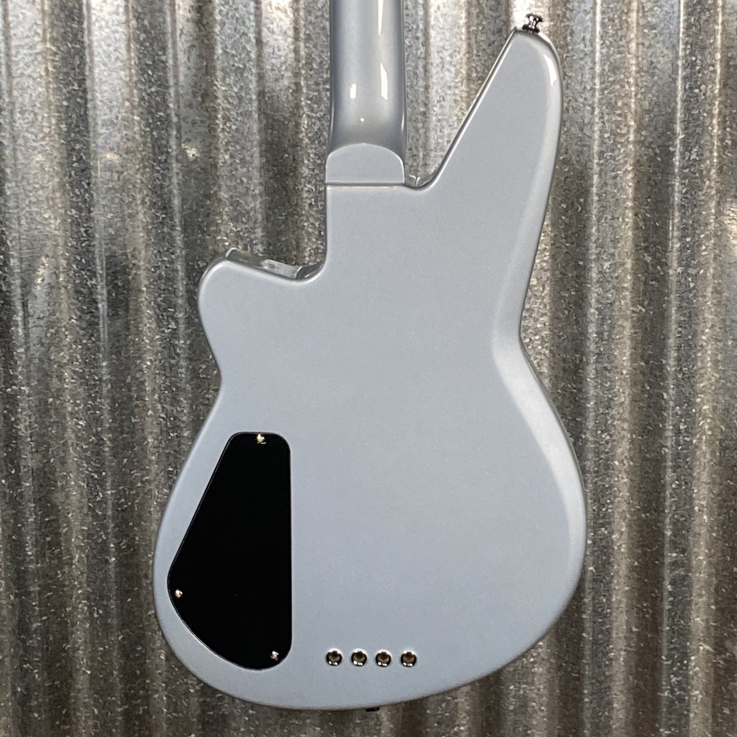 Reverend Thundergun 4 String Bass Metallic Silver Freeze #65840