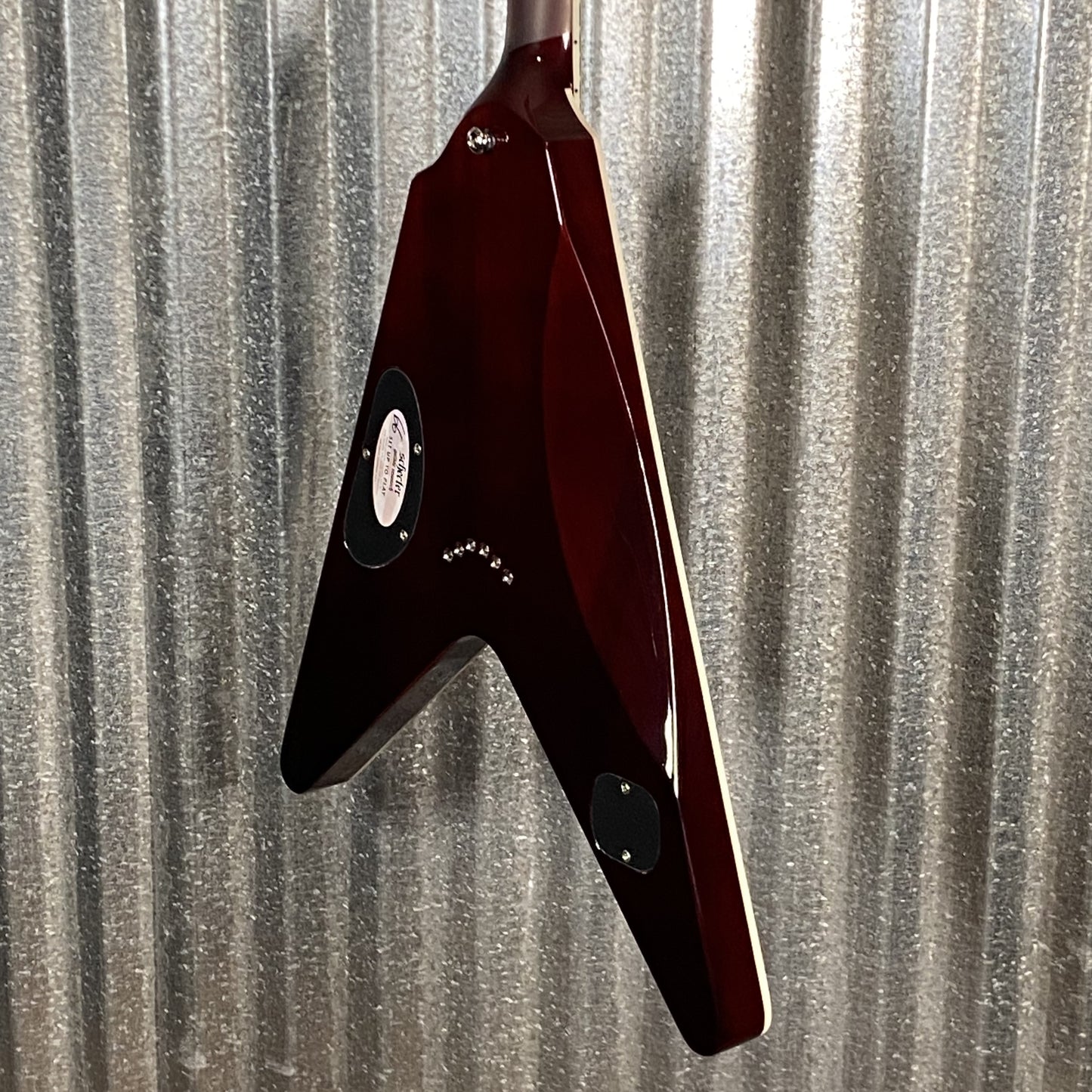 Schecter V-1 Electro-Resin Gloss Natural Seymour Duncan Guitar #0558