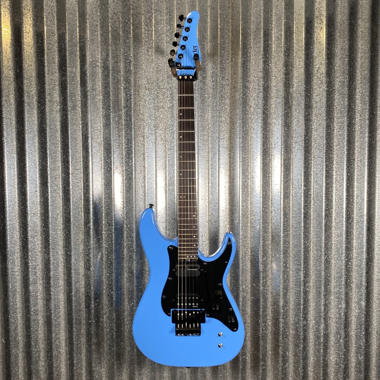 Schecter Sun Valley Super Shredder FR S Floyd Rose Sustainiac Riviera Blue Guitar #0446