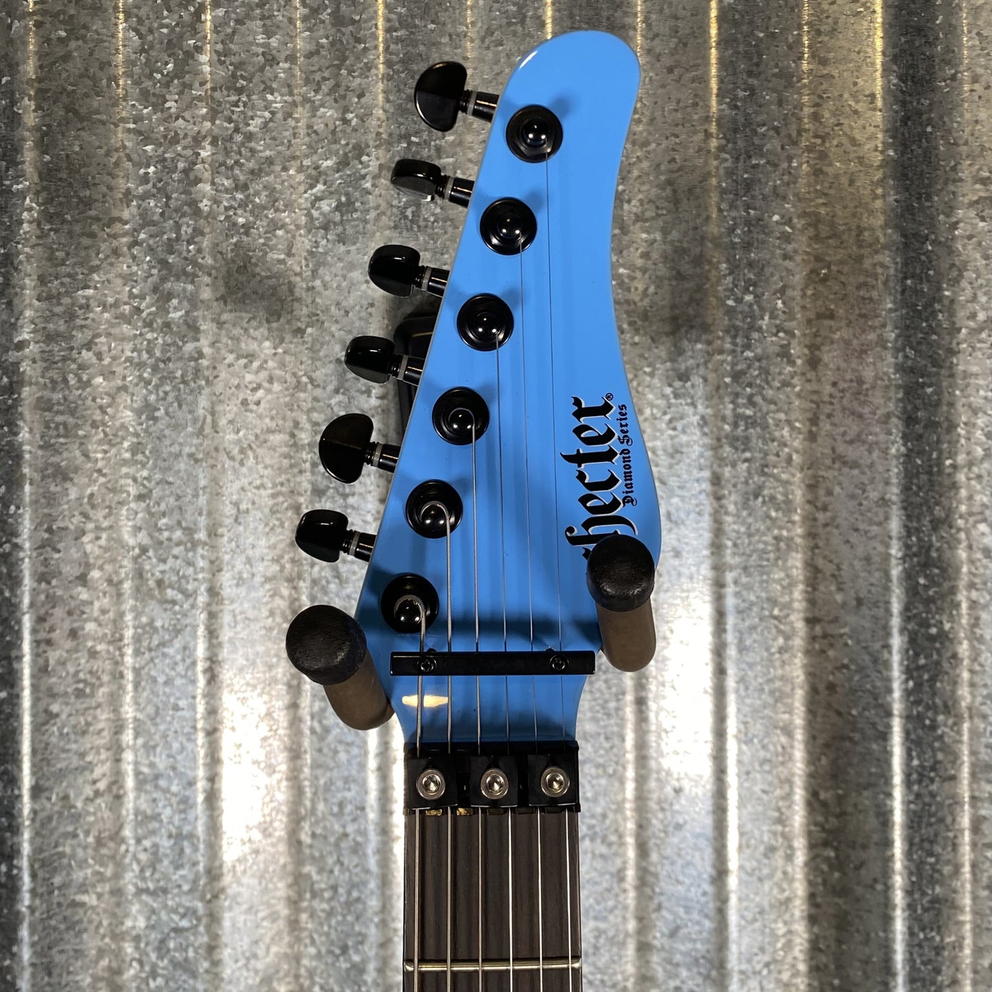 Schecter Sun Valley Super Shredder FR S Floyd Rose Sustainiac Riviera Blue Guitar #0446