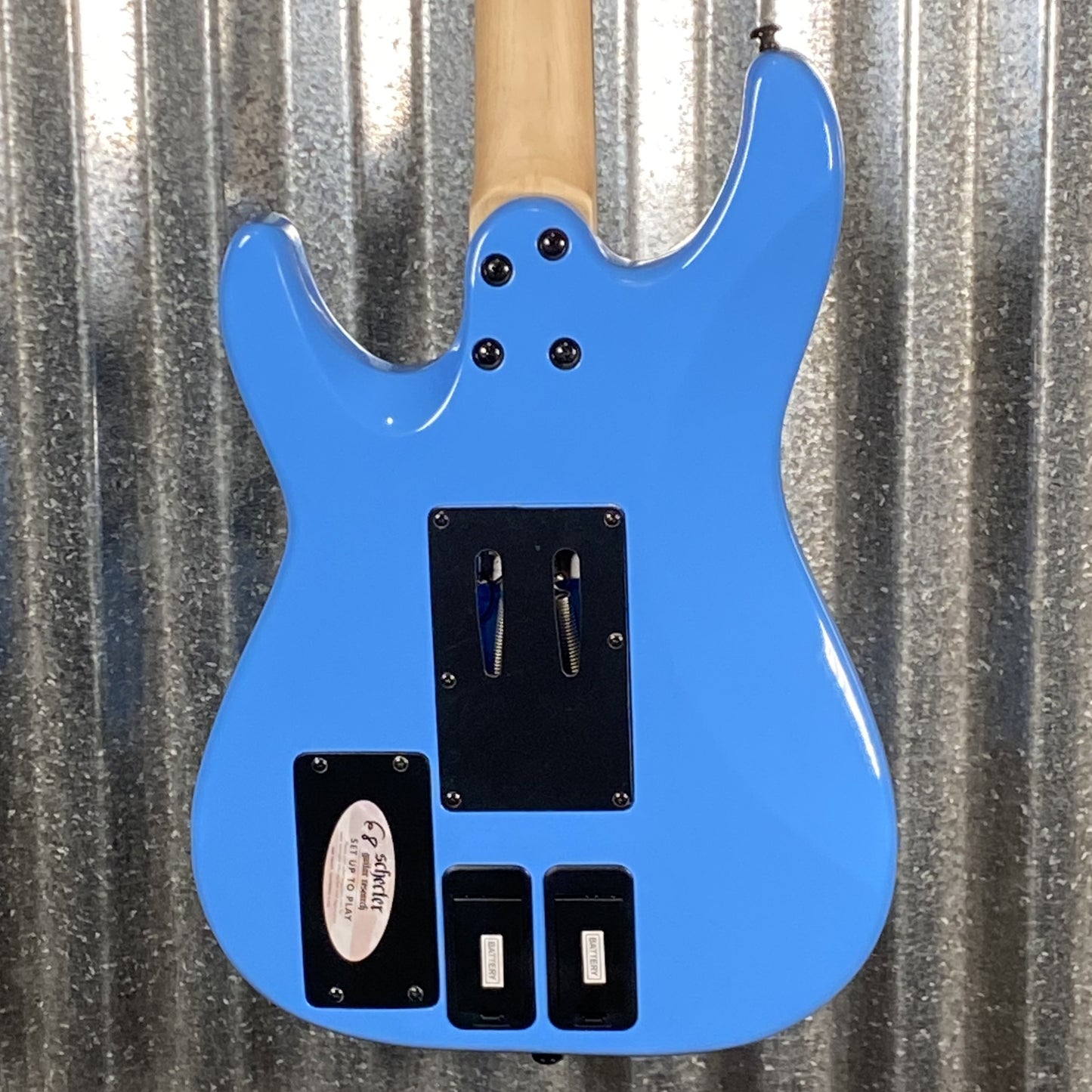 Schecter Sun Valley Super Shredder FR S Floyd Rose Sustainiac Riviera Blue Guitar #0446