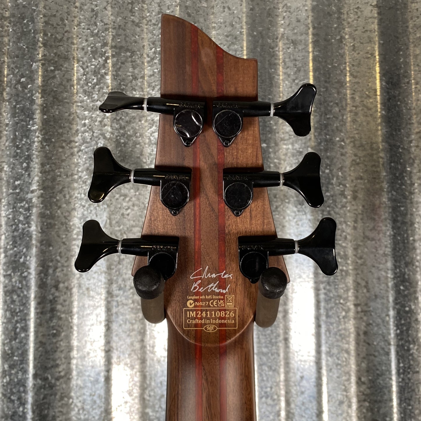 Schecter Charles Berthoud CB-6 Natural 6 String Bass #0826