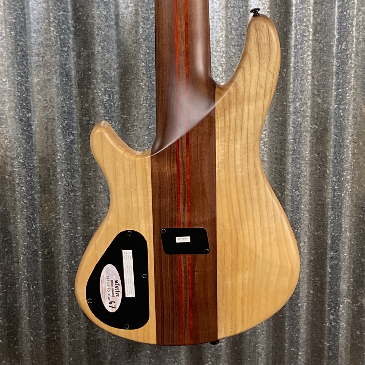 Schecter Charles Berthoud CB-6 Natural 6 String Bass #0826