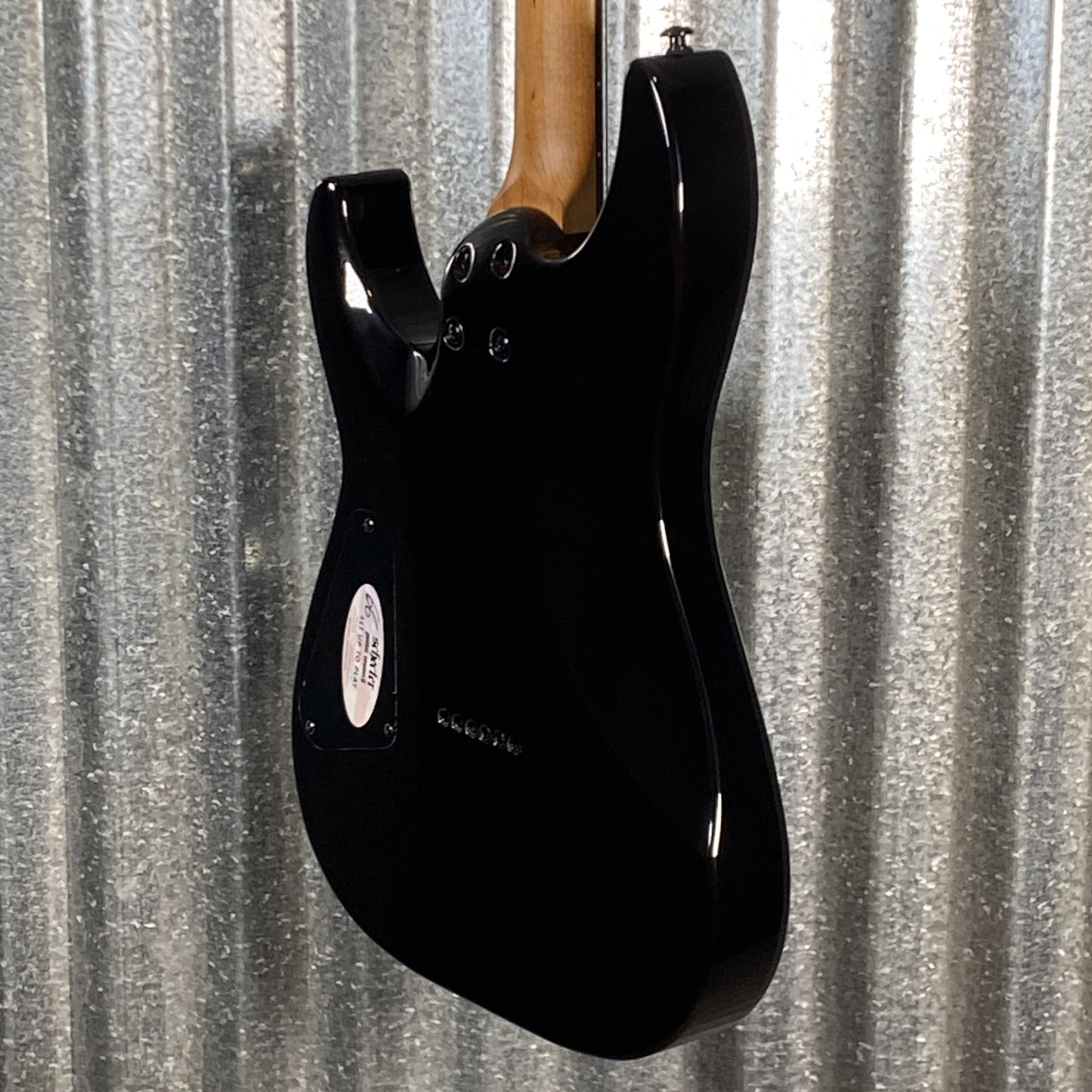 Schecter C-1 Standard Black Fade Burst Burl Guitar #0152