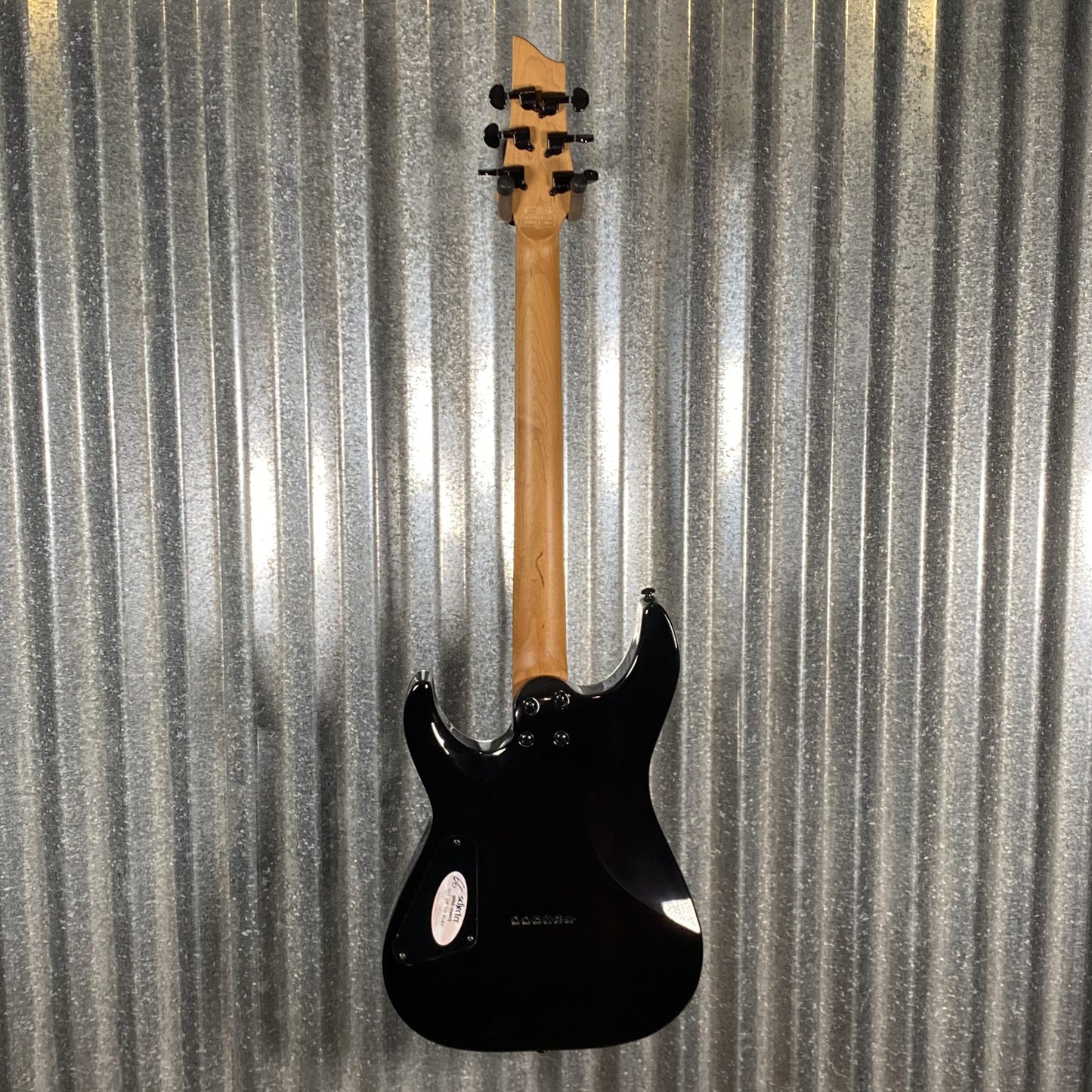 Schecter C-1 Standard Black Fade Burst Burl Guitar #0152