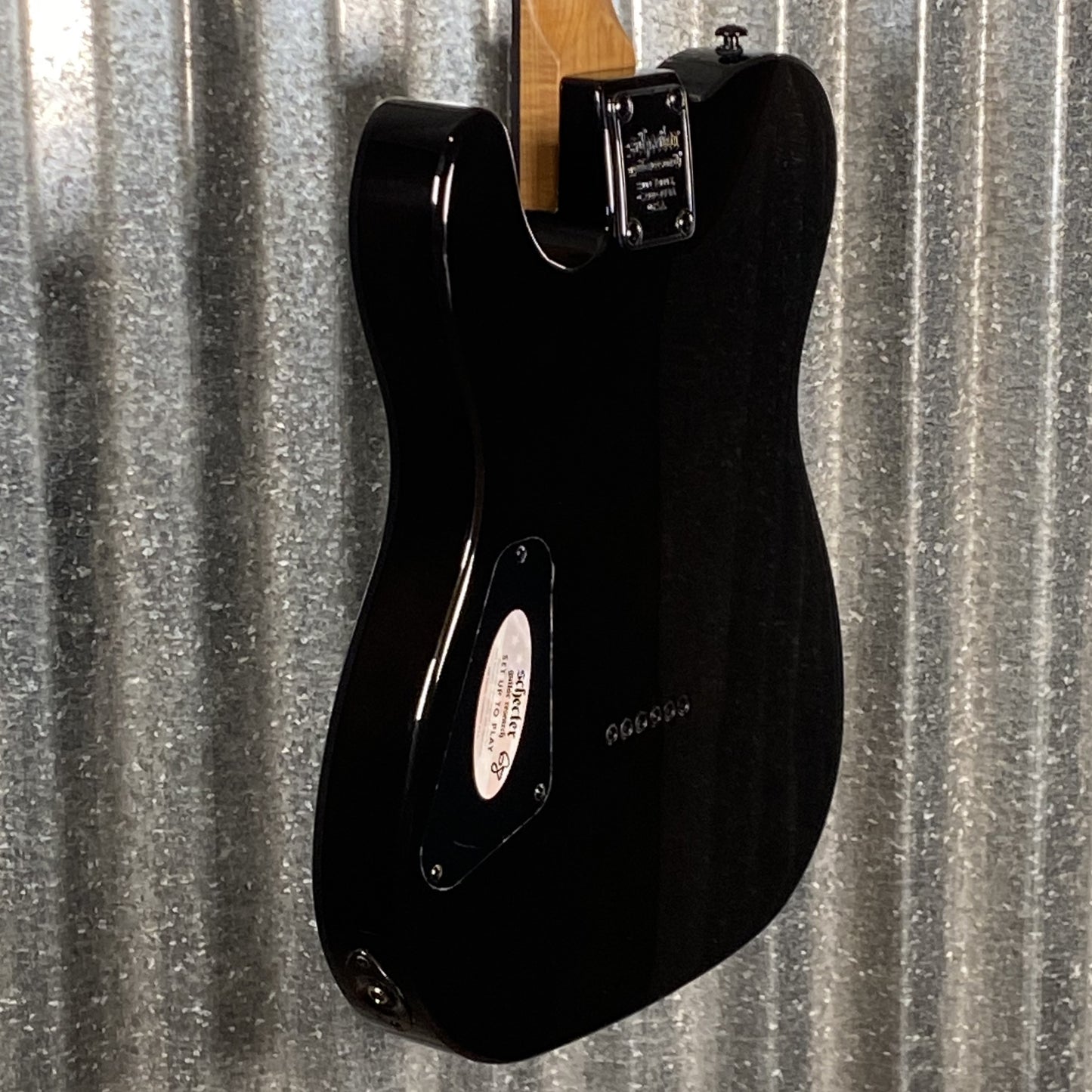 Schecter PT Standard Black Fade Burst Burl Guitar #0678