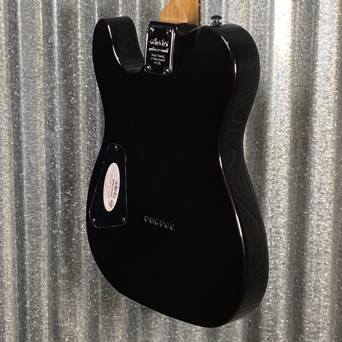 Schecter PT Standard Black Fade Burst Burl Guitar #0678