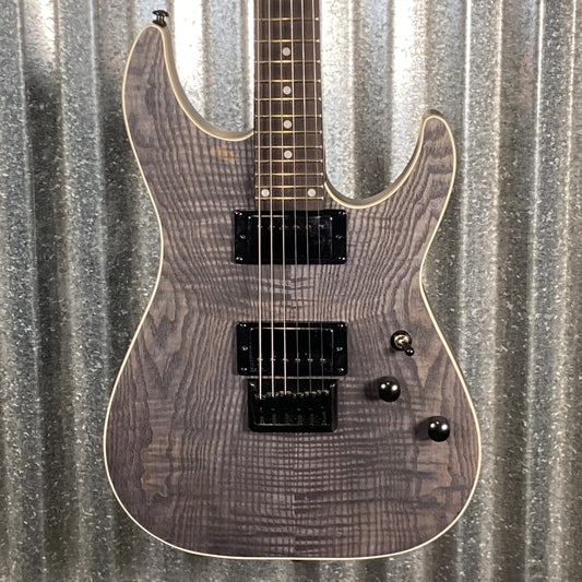 Schecter C-1 Standard Charcoal Satin Guitar #0124