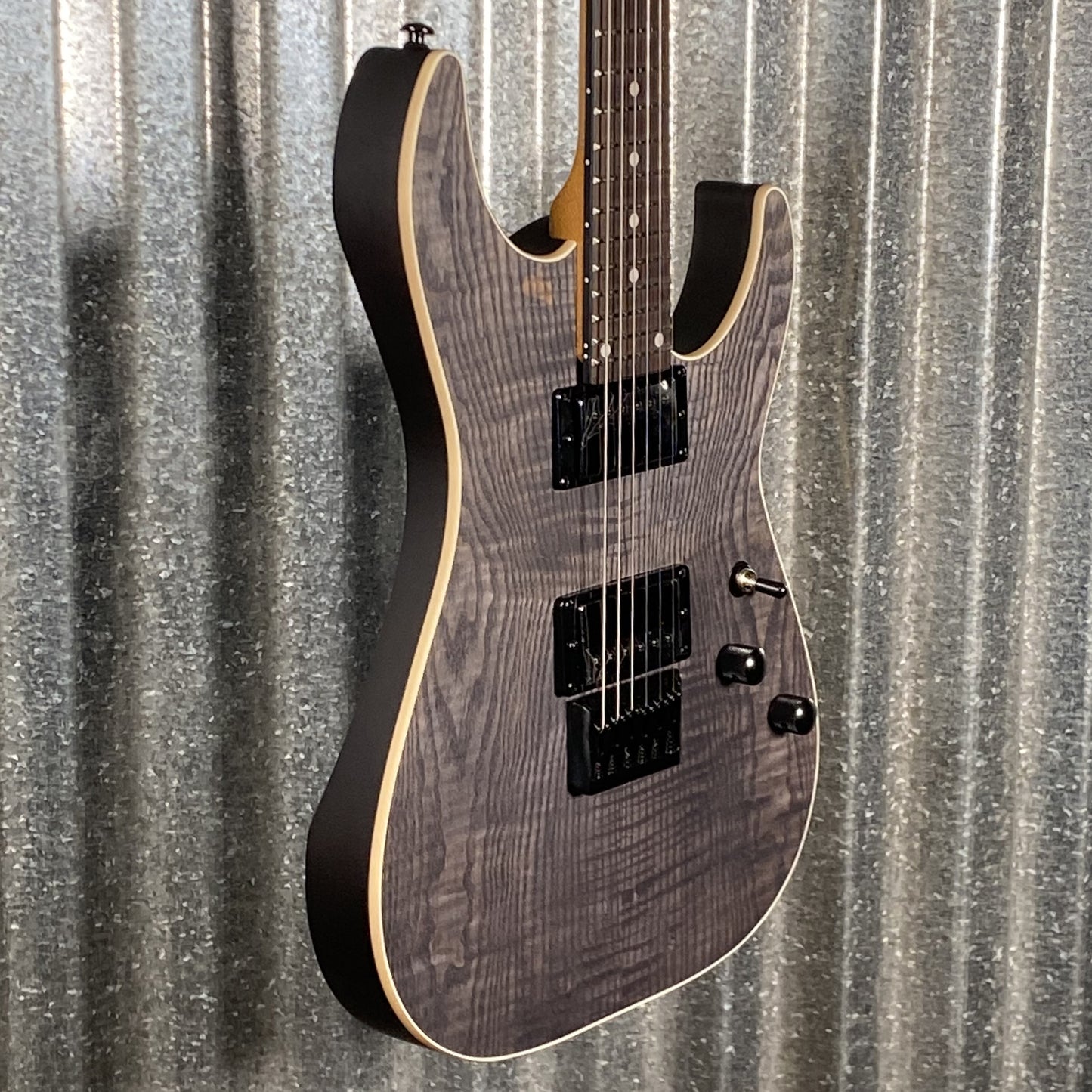 Schecter C-1 Standard Charcoal Satin Guitar #0124