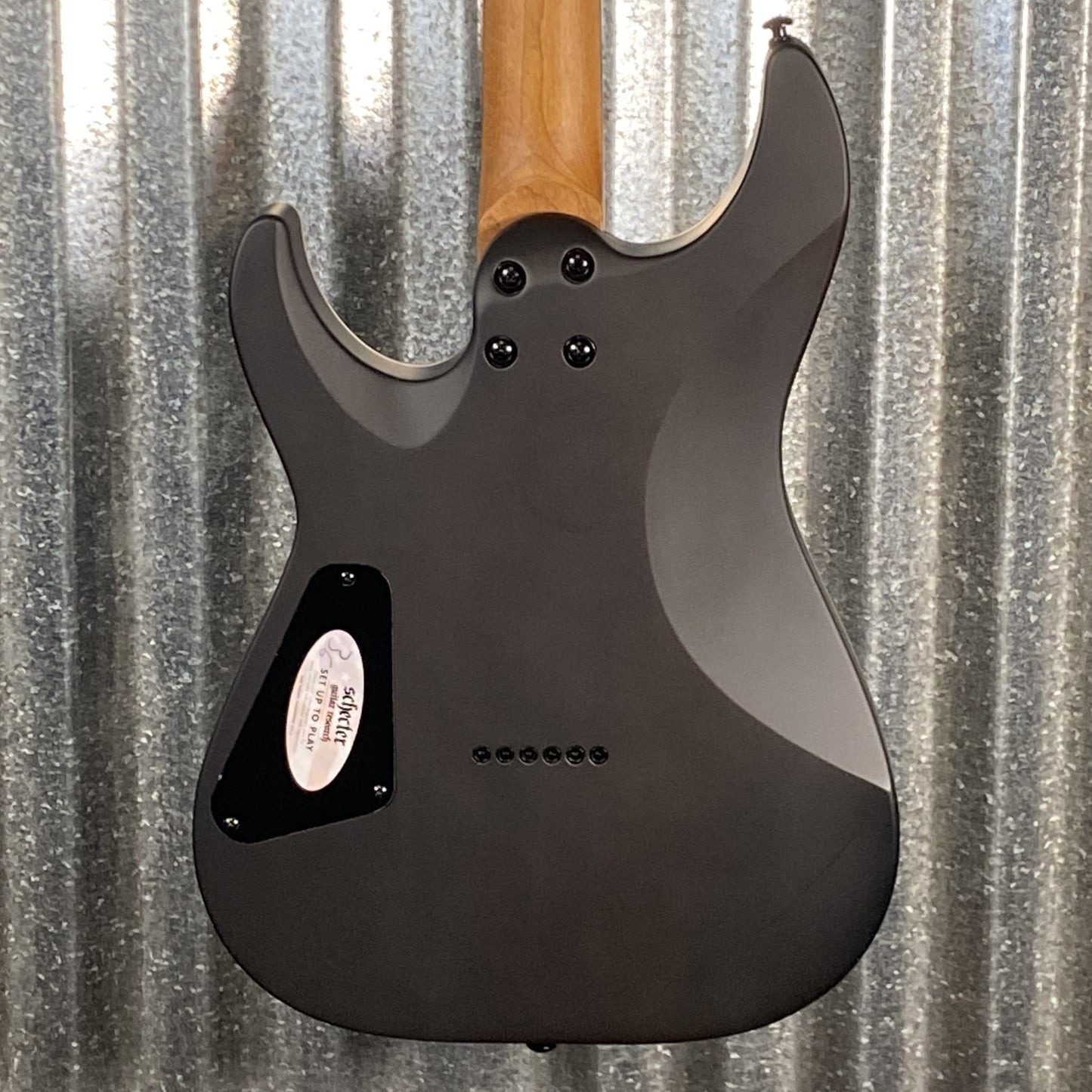 Schecter C-1 Standard Charcoal Satin Guitar #0124