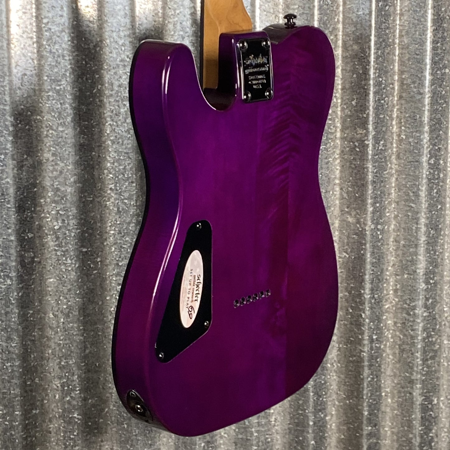 Schecter PT Standard Purple Burst Burl Guitar #0309