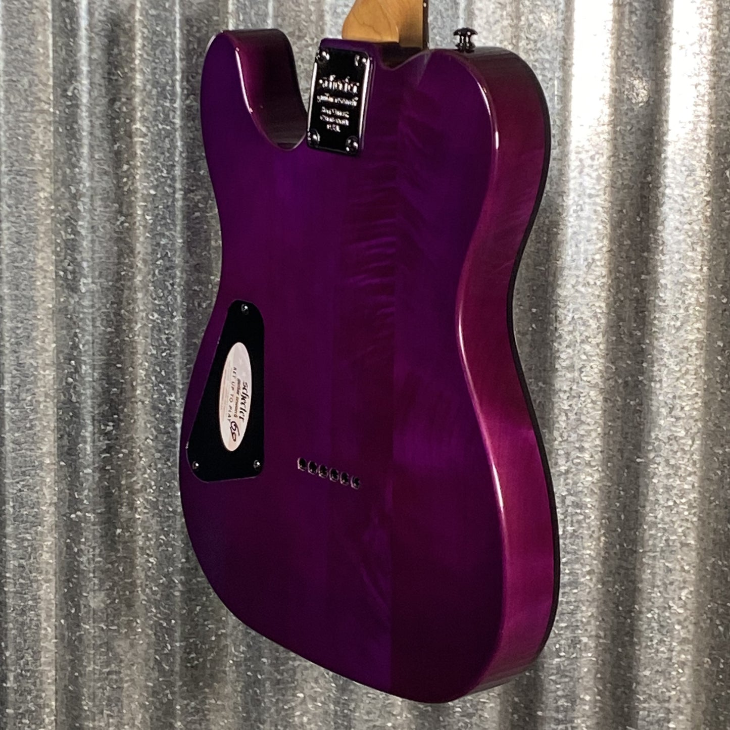Schecter PT Standard Purple Burst Burl Guitar #0309