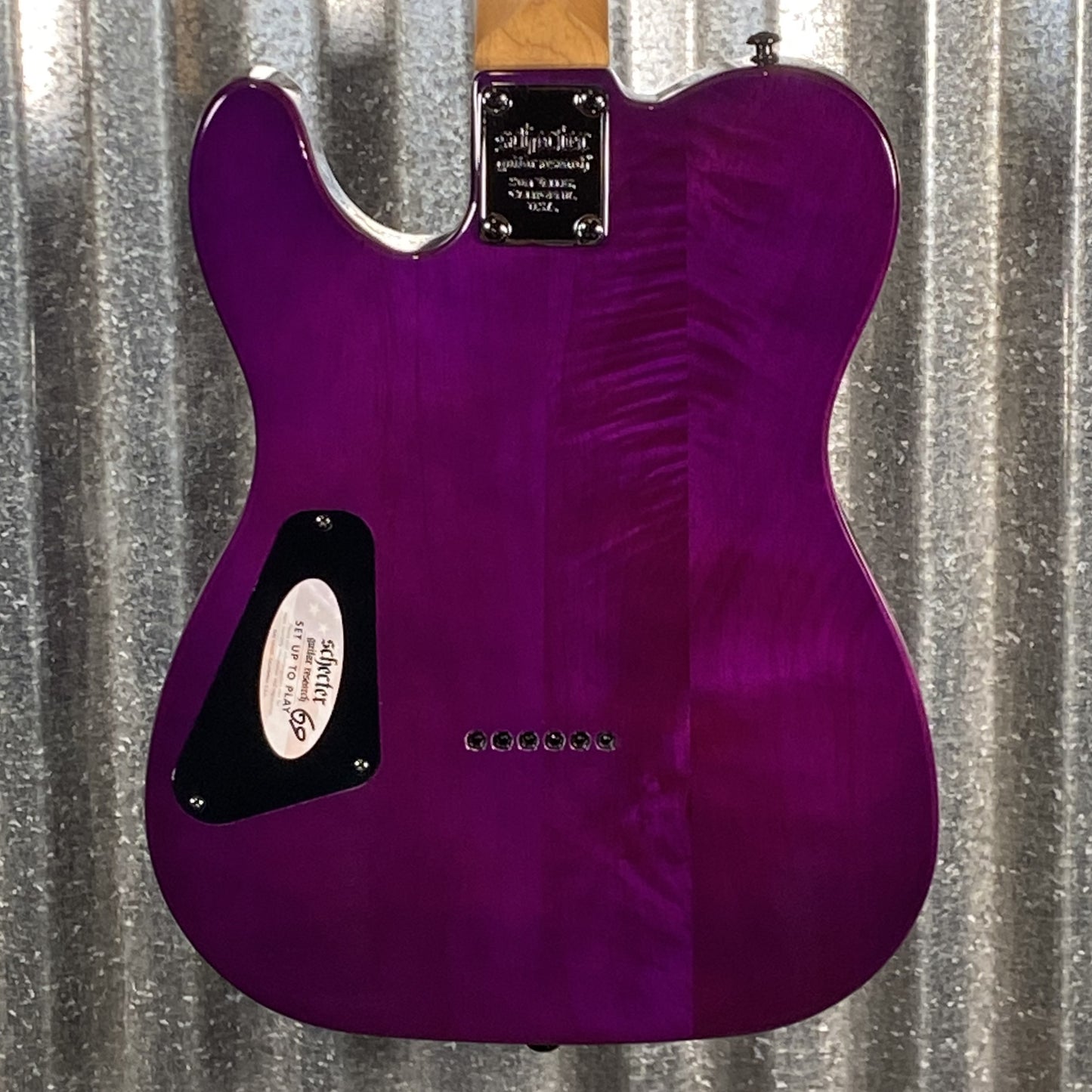 Schecter PT Standard Purple Burst Burl Guitar #0309