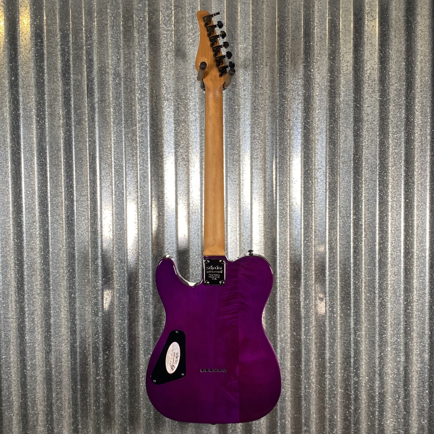 Schecter PT Standard Purple Burst Burl Guitar #0309