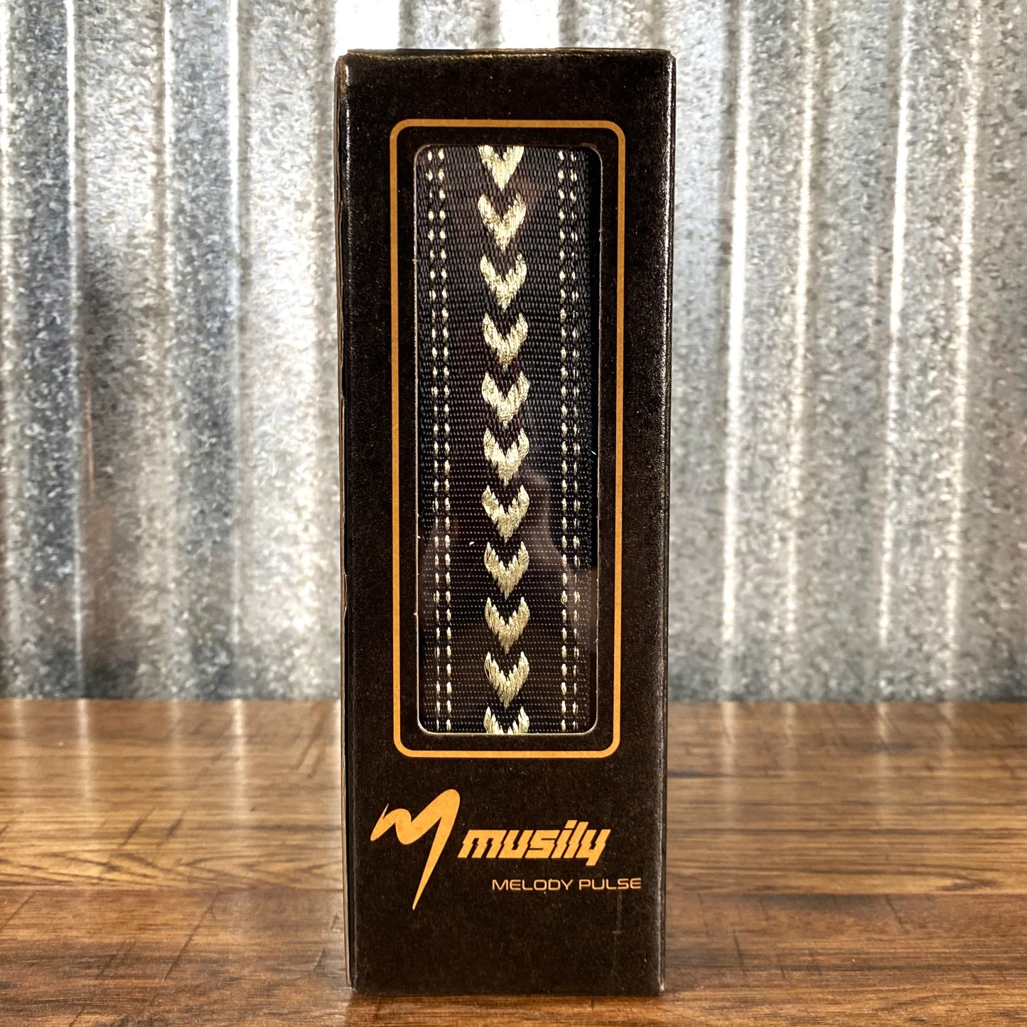 Musily Modern Guitar Strap Golden Wheat Heads X004GSO0ZT Picks Locks & Headstock Tie
