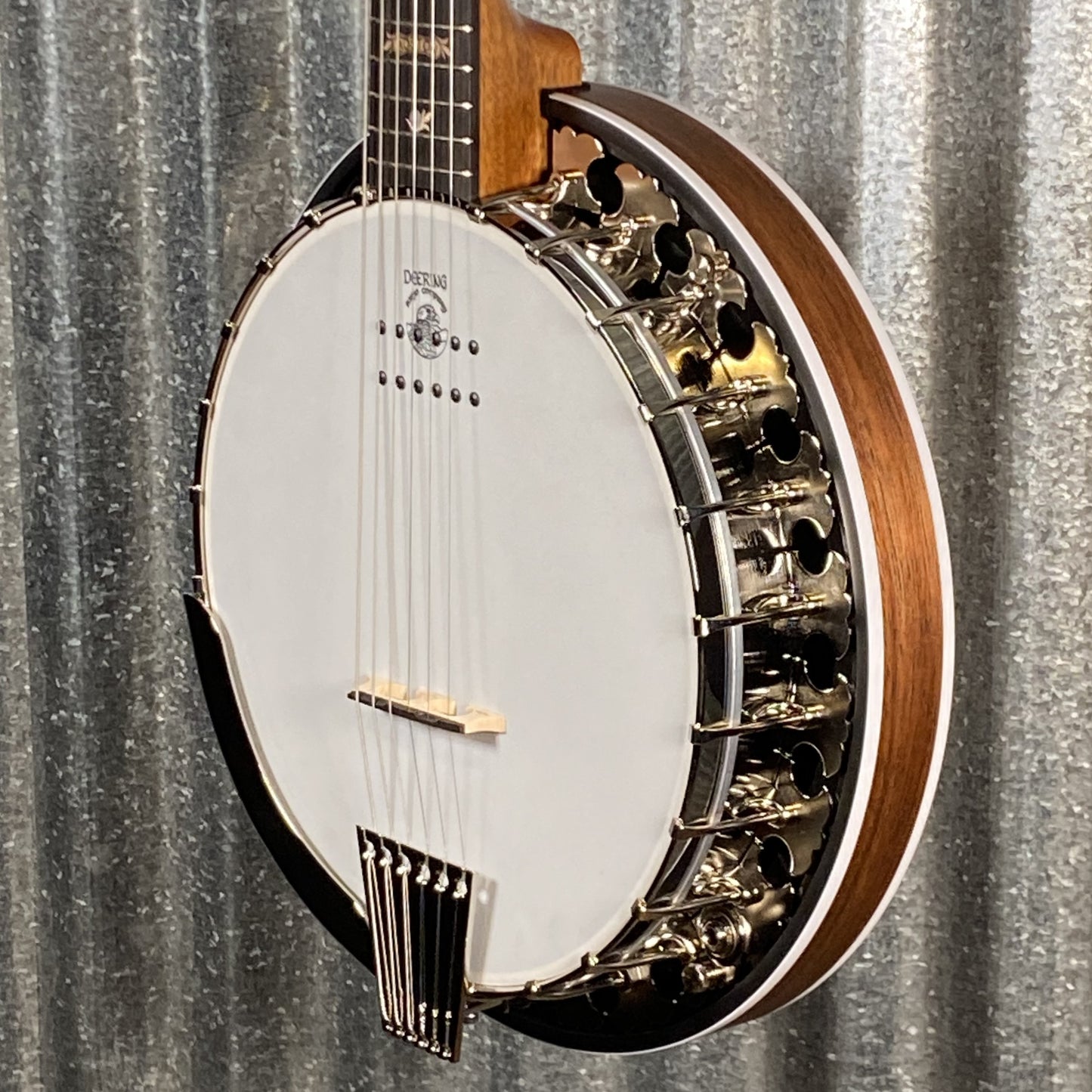 Deering B-6 AE Boston 6 String Acoustic Electric Banjo & Case #56807