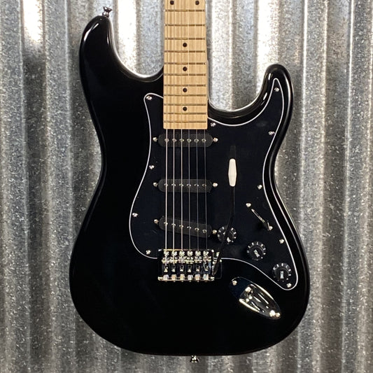 Glarry GST Strat Style Black Guitar #0001 Used