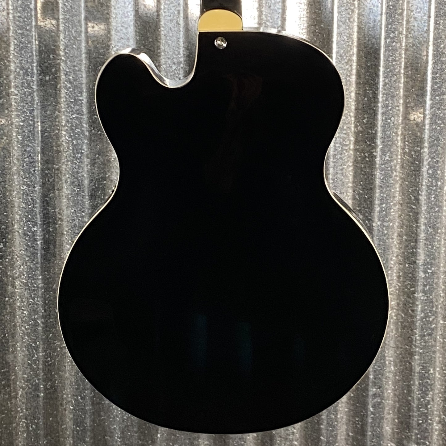 Hagstrom Tremar HJ-500 Hollow Body Guitar Gloss Black & Case #0450 Used