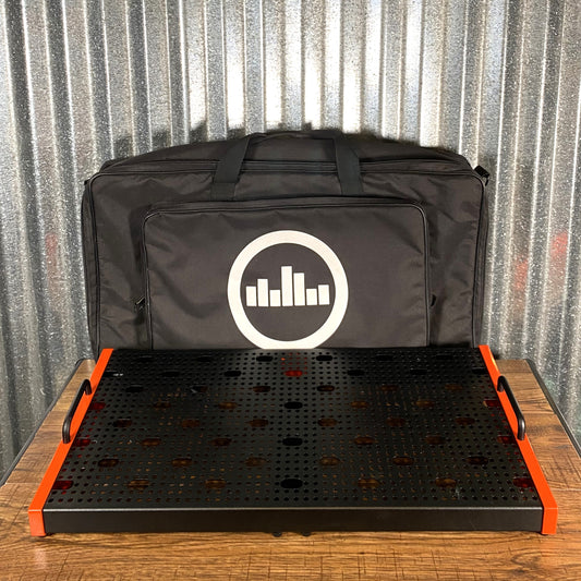 Temple Audio Design Duo 24 Red Guitar Bass Effect Pedalboard PowerCON & Bag Used