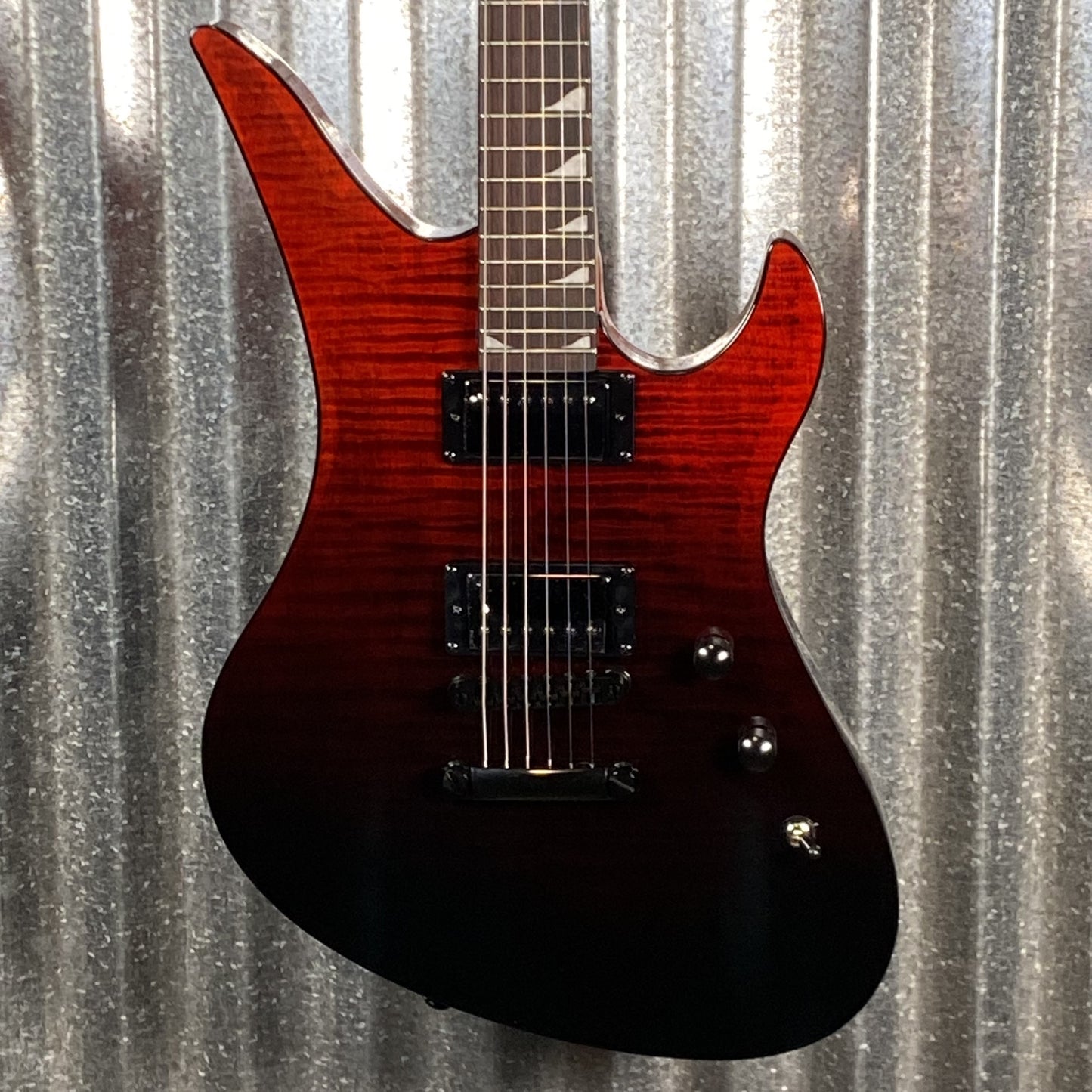 Schecter Avenger Standard Blood Burst Guitar #1028