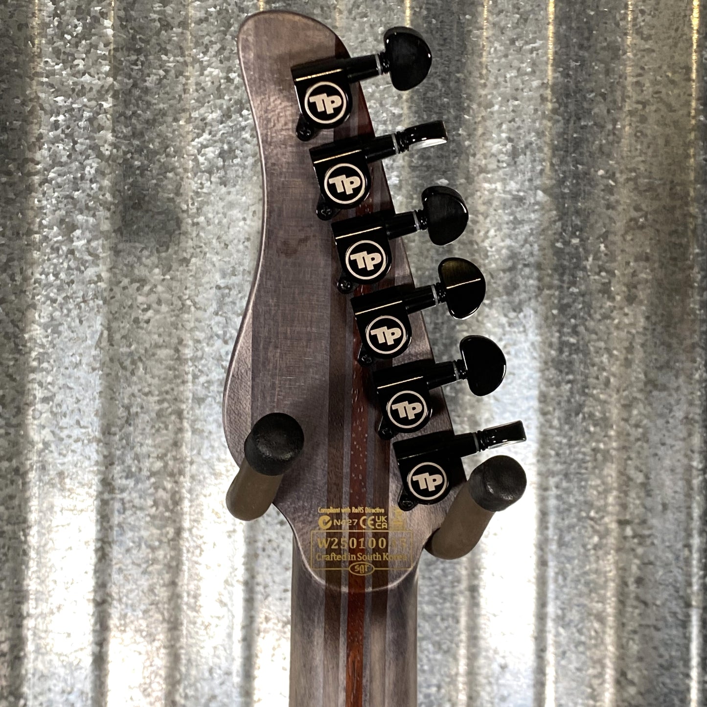 Schecter PT FR-S SLS Elite Evil Twin Floyd Rose Sustainiac Satin Black Fishman Guitar #0035