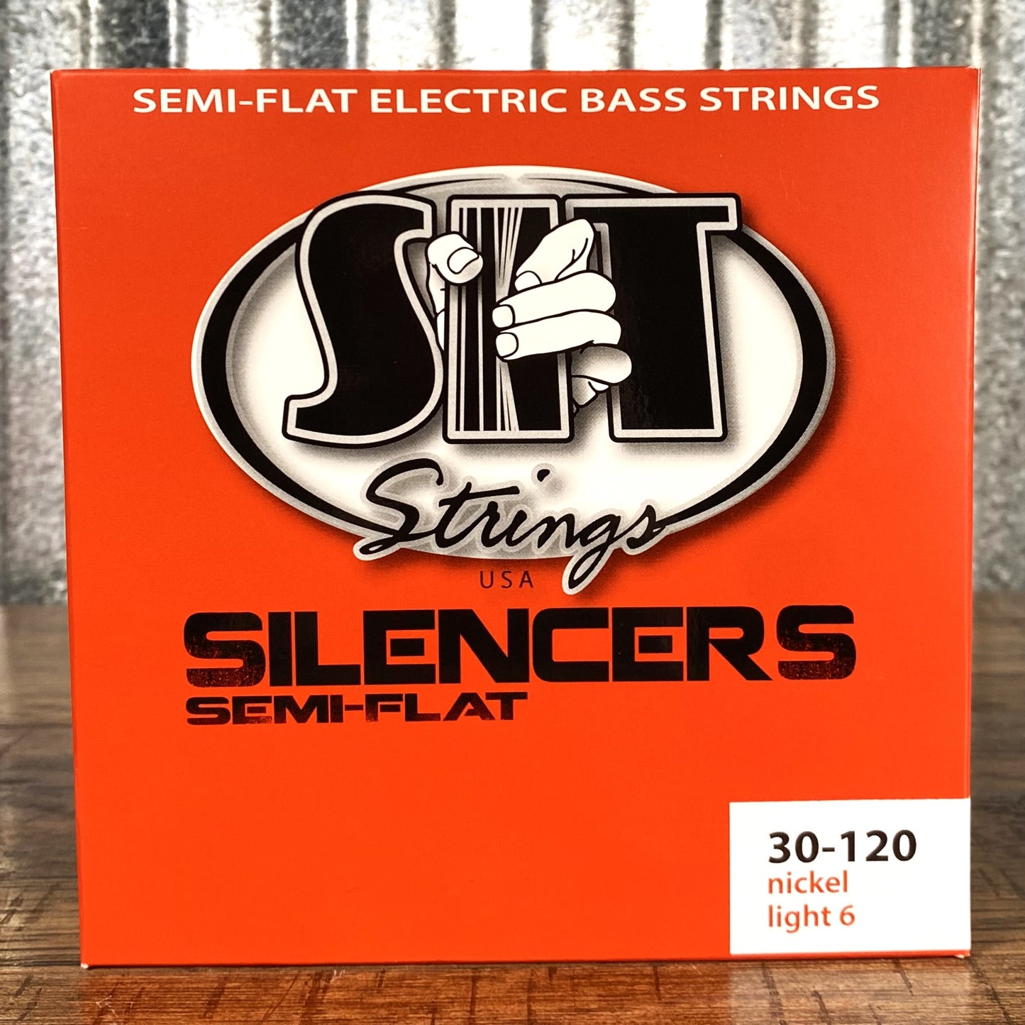 SIT Strings NRL630120L Silencers Semi Flat Compression Wound Extra Light 6 String Bass Set